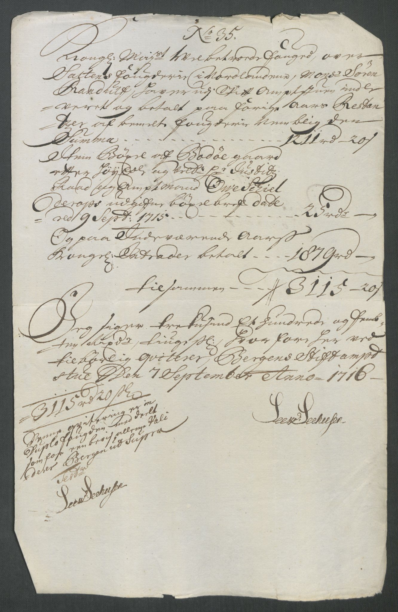 Rentekammeret inntil 1814, Reviderte regnskaper, Fogderegnskap, AV/RA-EA-4092/R66/L4586: Fogderegnskap Salten, 1716, p. 287