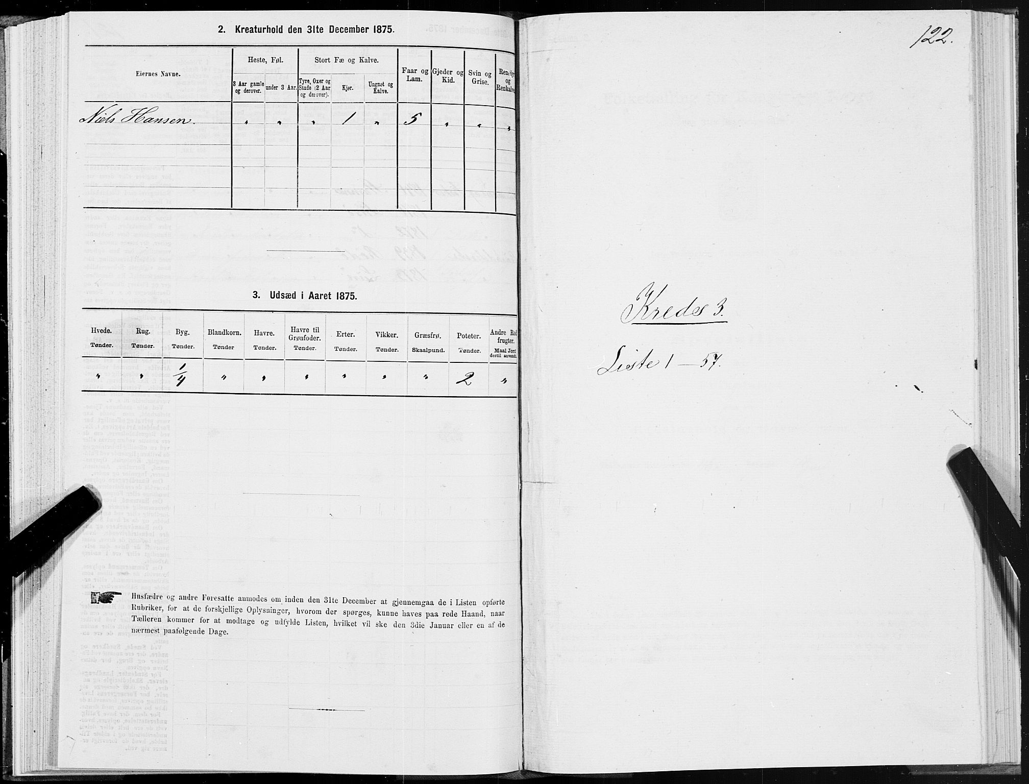 SAT, 1875 census for 1834P Lurøy, 1875, p. 2122