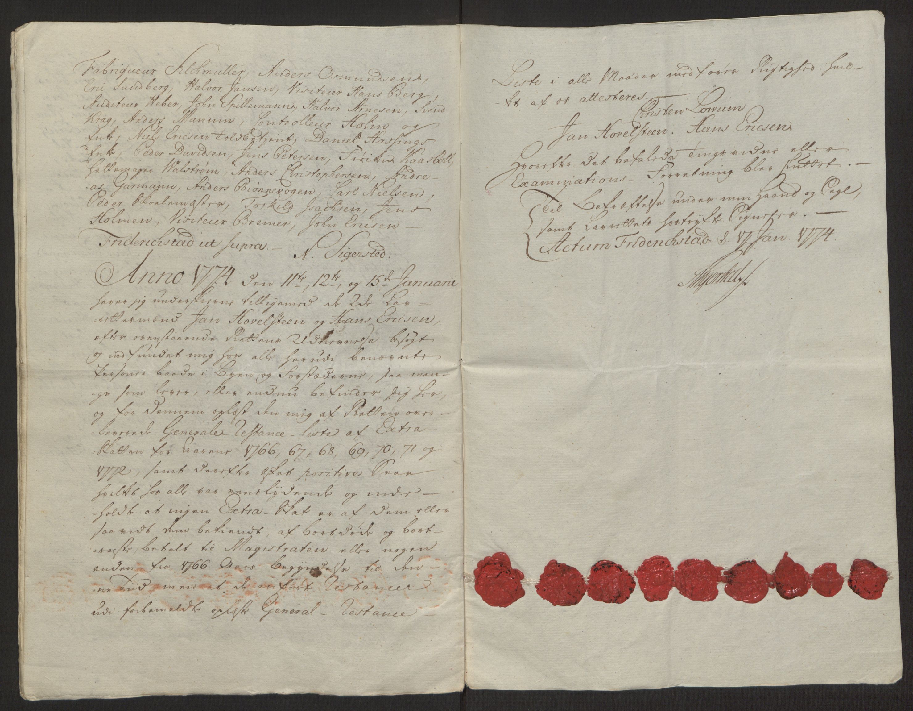 Rentekammeret inntil 1814, Reviderte regnskaper, Byregnskaper, AV/RA-EA-4066/R/Rb/L0029/0001: [B3] Kontribusjonsregnskap / Ekstraskatt, 1762-1772, p. 443