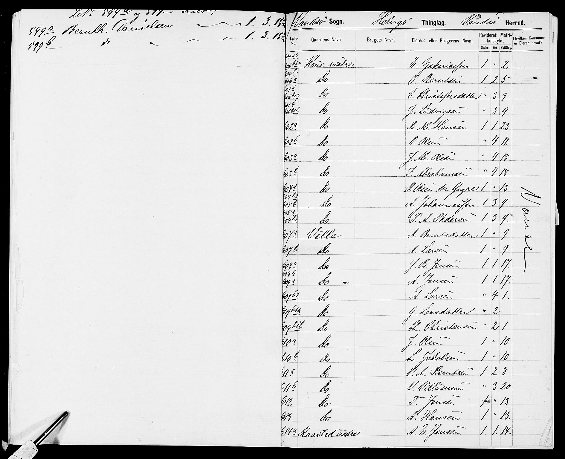 SAK, 1875 census for 1041L Vanse/Vanse og Farsund, 1875, p. 42