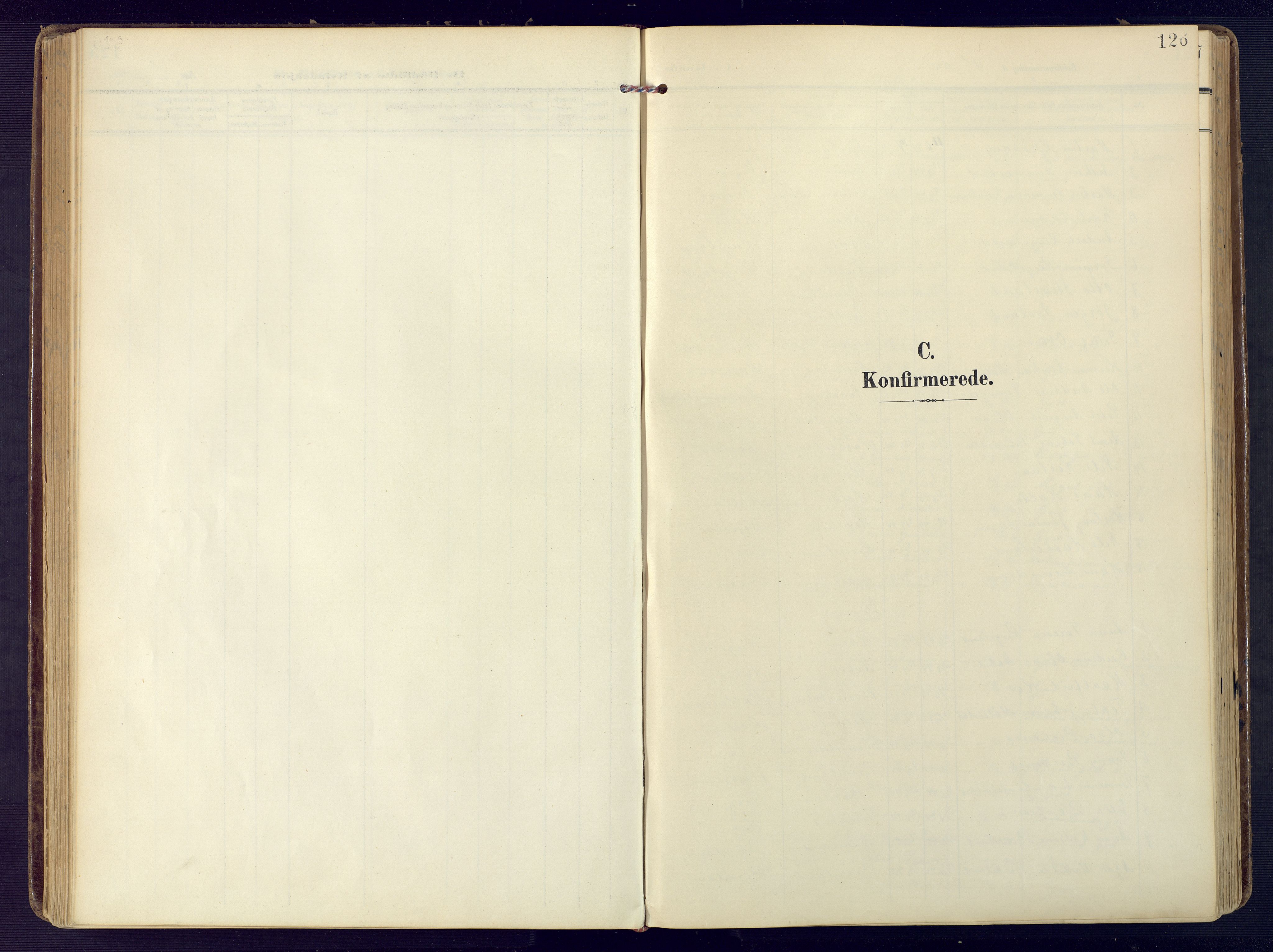 Birkenes sokneprestkontor, SAK/1111-0004/F/Fa/L0006: Parish register (official) no. A 6, 1908-1932, p. 126