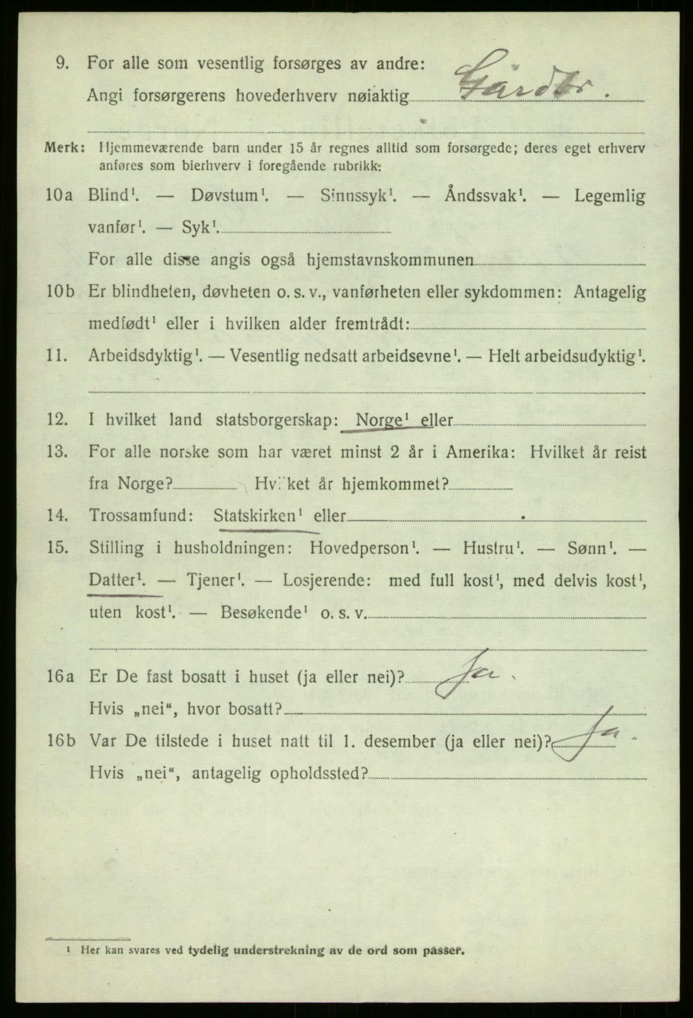 SAB, 1920 census for Fjaler, 1920, p. 6756