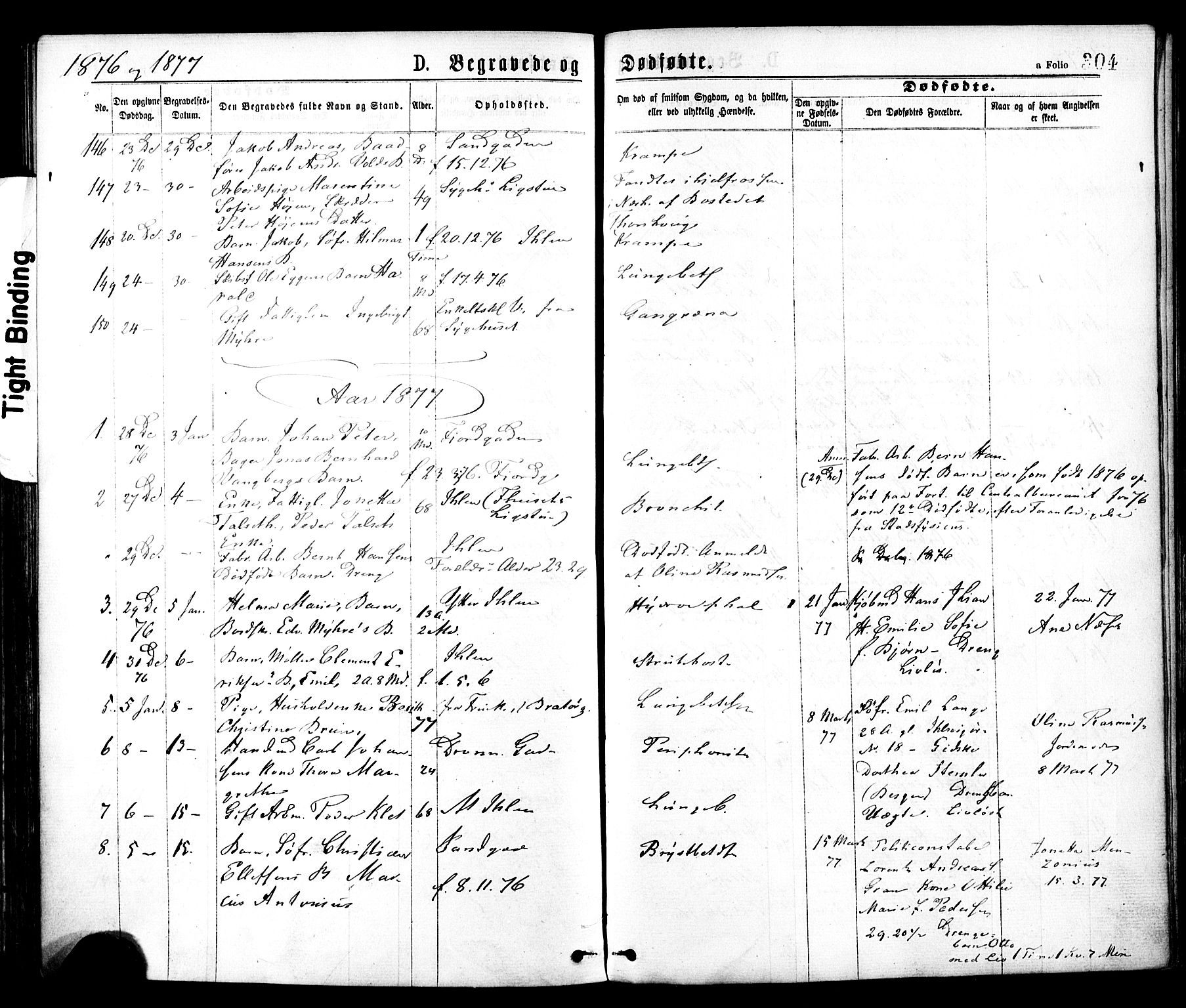 Ministerialprotokoller, klokkerbøker og fødselsregistre - Sør-Trøndelag, SAT/A-1456/602/L0118: Parish register (official) no. 602A16, 1873-1879, p. 304