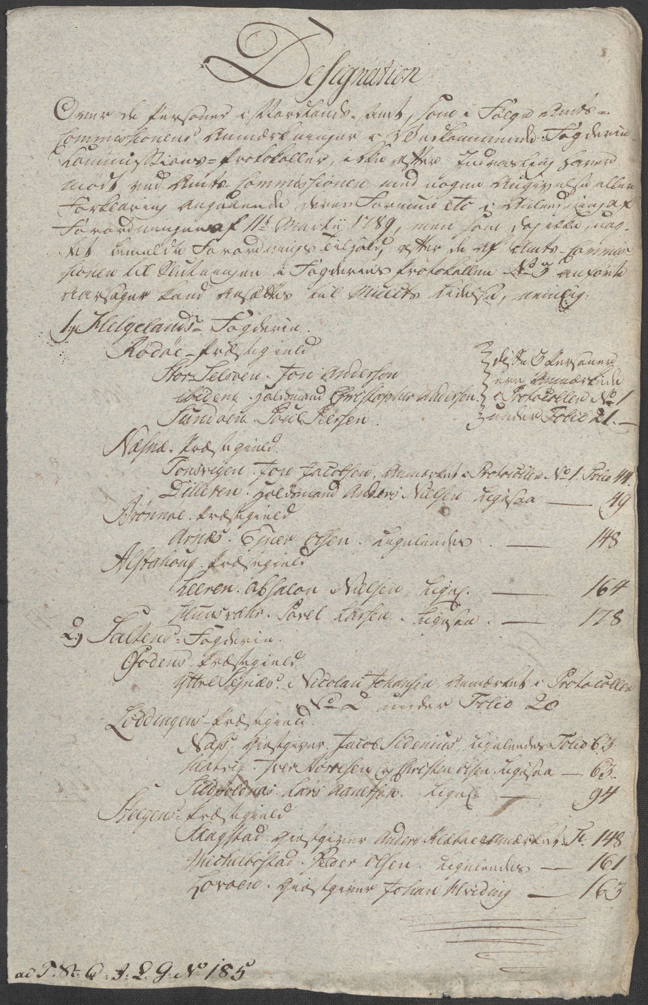 Rentekammeret inntil 1814, Reviderte regnskaper, Mindre regnskaper, AV/RA-EA-4068/Rf/Rfe/L0014: Helgeland fogderi, 1789, p. 195