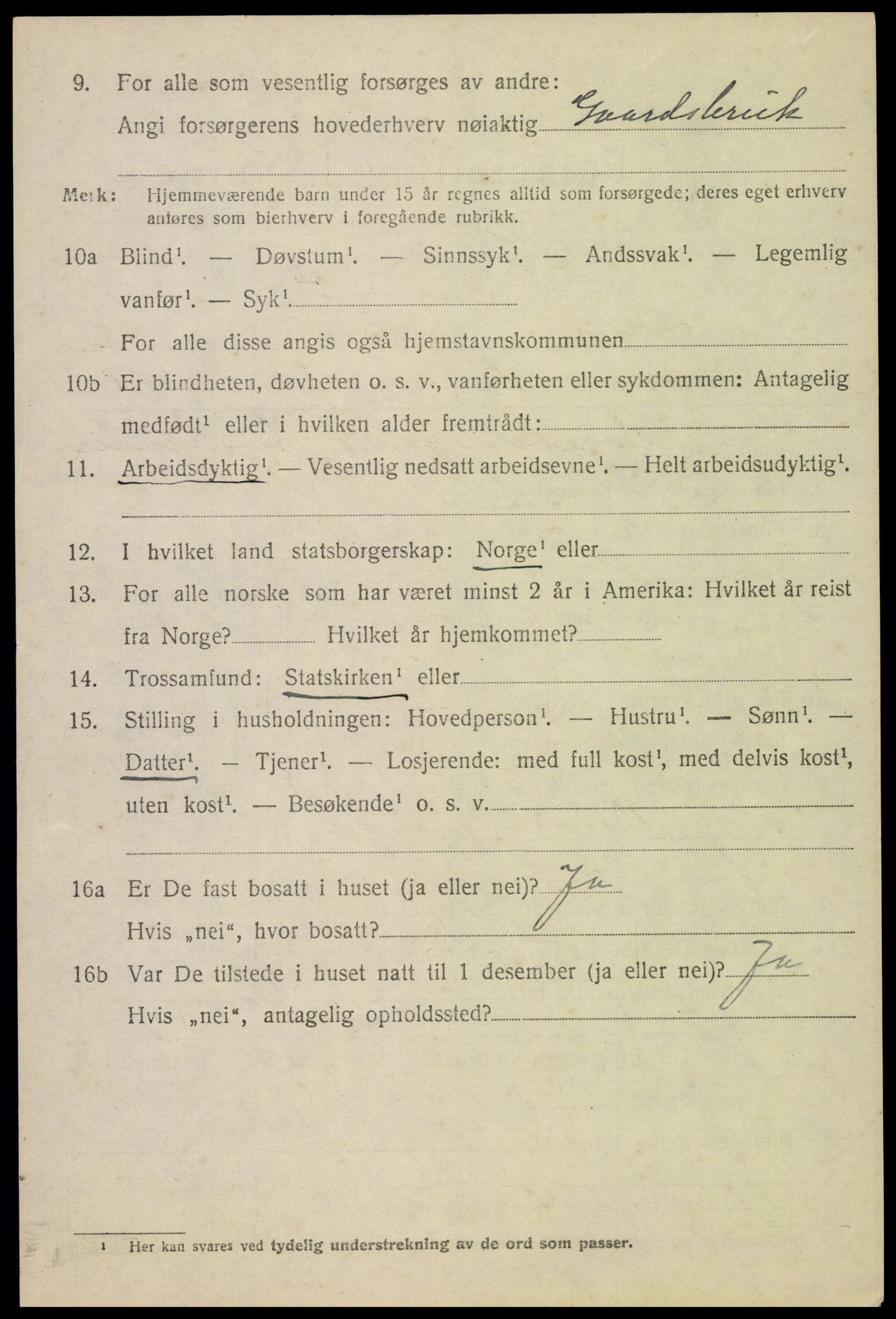 SAH, 1920 census for Øyer, 1920, p. 2136