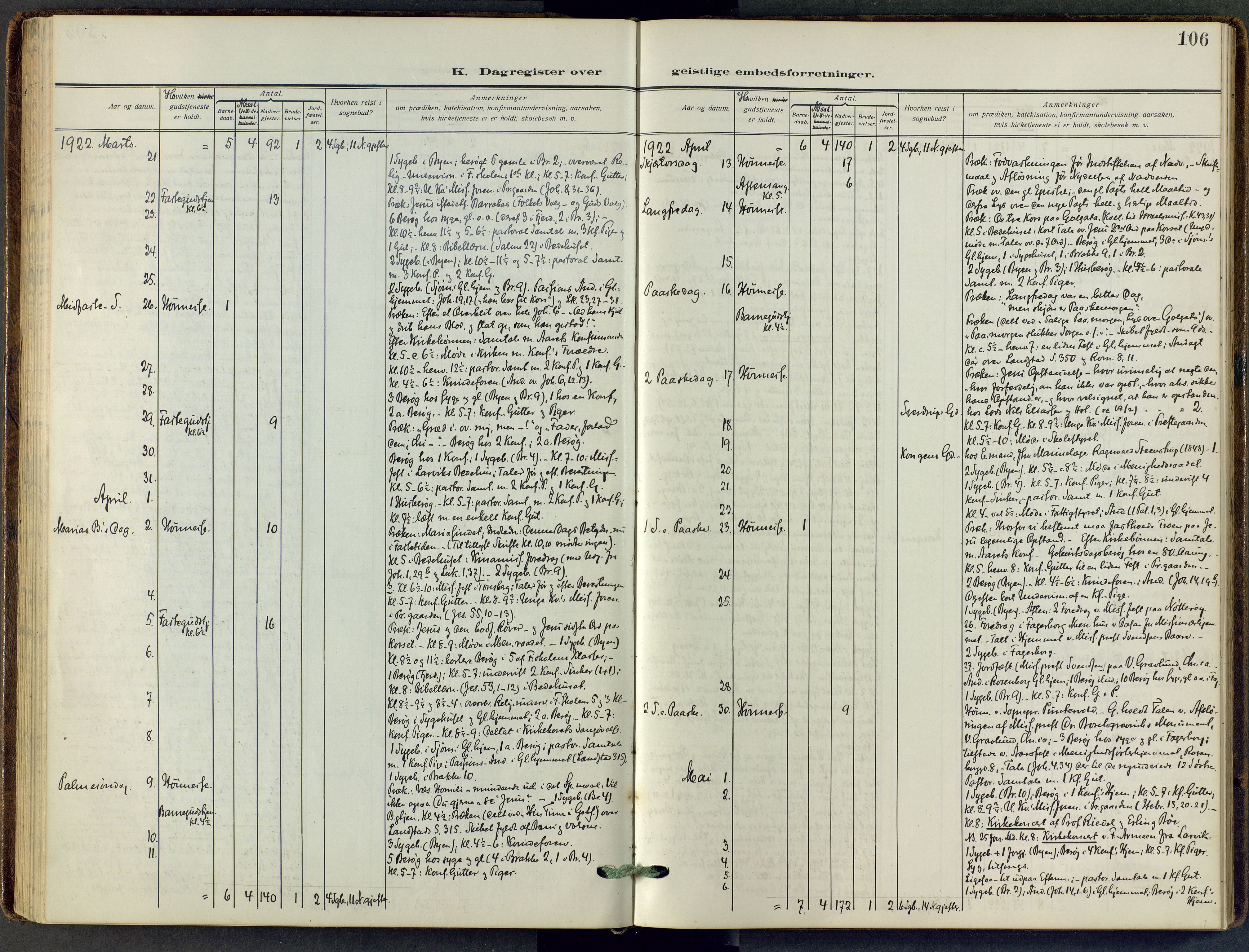 Stavern kirkebøker, AV/SAKO-A-318/F/Fa/L0010: Parish register (official) no. 10, 1916-1967, p. 106