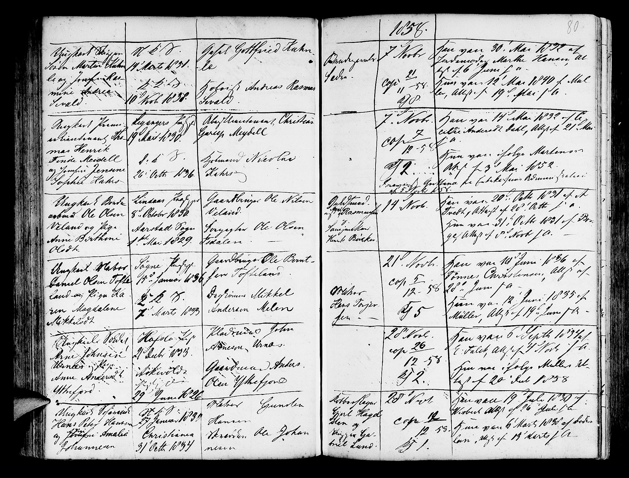 Korskirken sokneprestembete, SAB/A-76101/H/Haa/L0009: Parish register (official) no. A 9, 1743-1861, p. 80