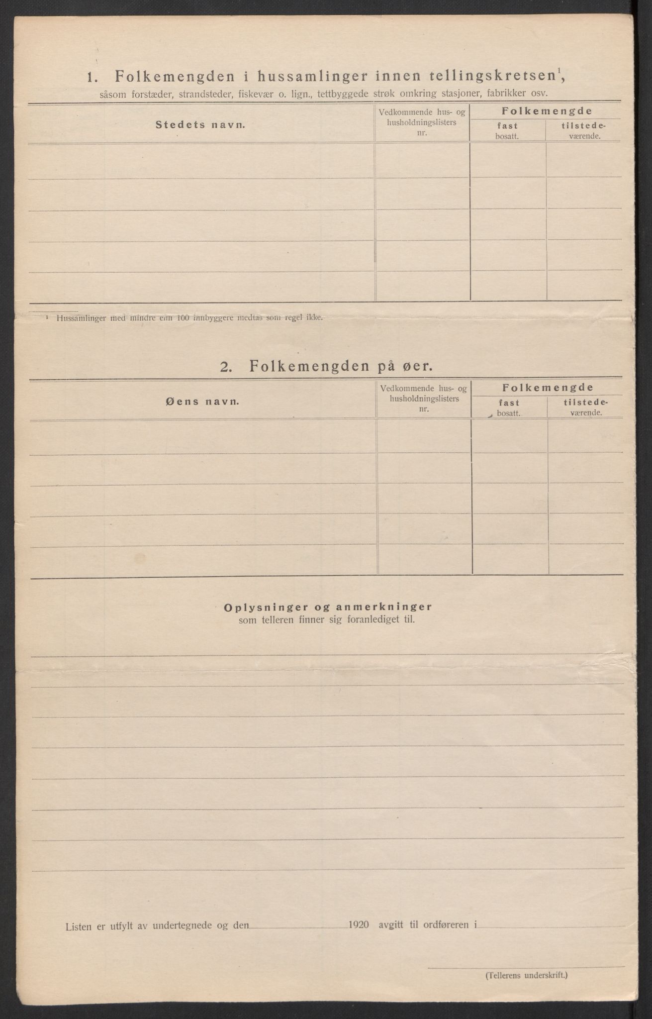SAH, 1920 census for Elverum, 1920, p. 73