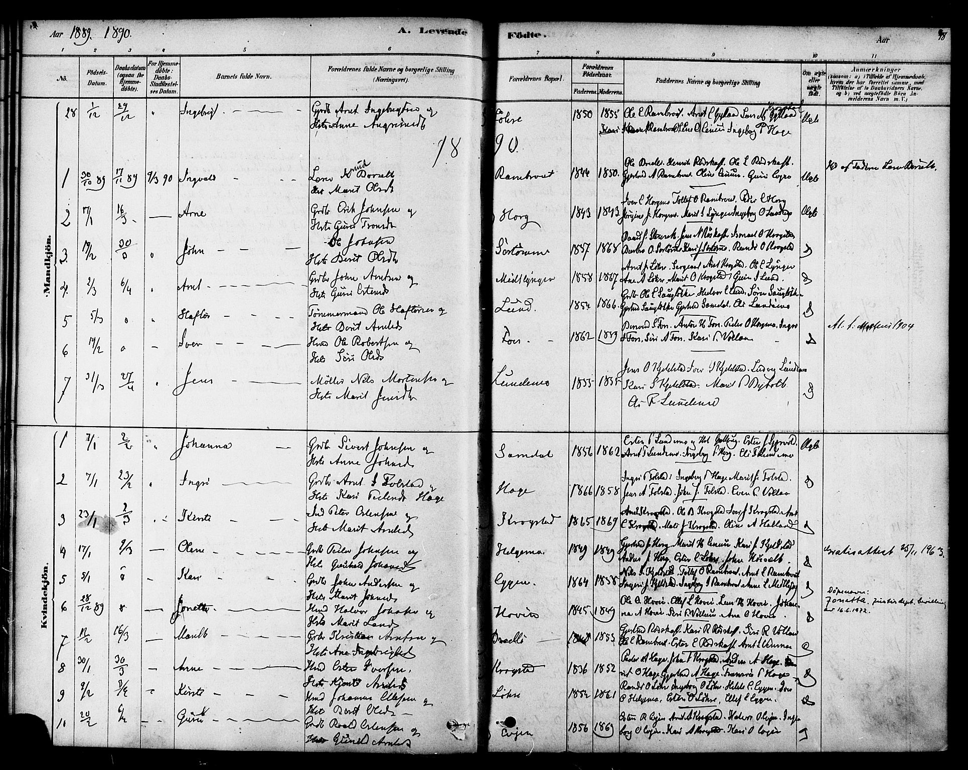 Ministerialprotokoller, klokkerbøker og fødselsregistre - Sør-Trøndelag, SAT/A-1456/692/L1105: Parish register (official) no. 692A05, 1878-1890, p. 48