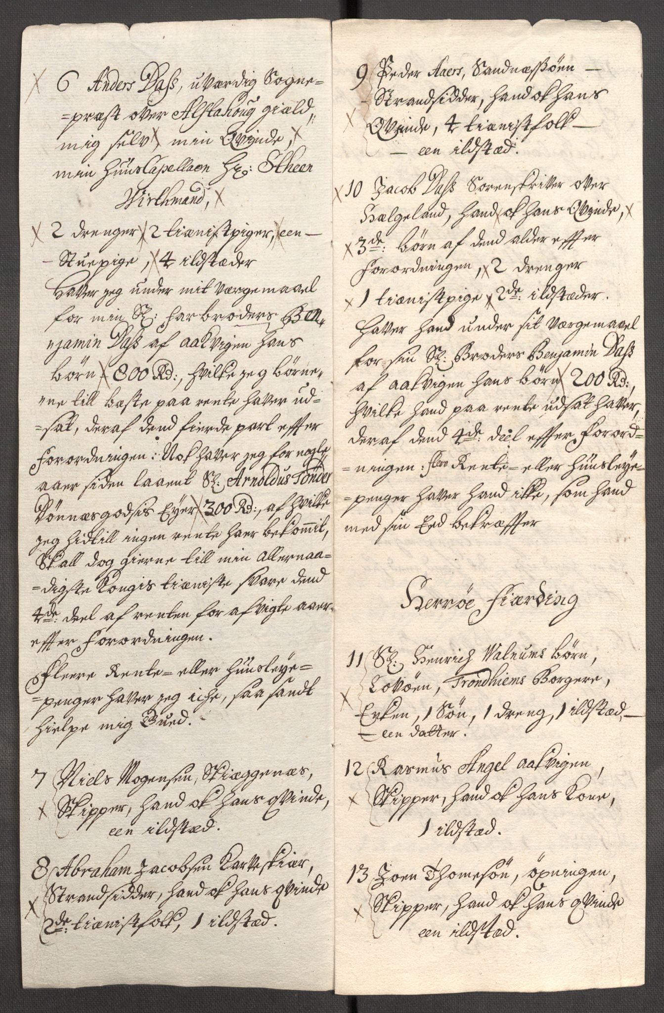 Rentekammeret inntil 1814, Reviderte regnskaper, Fogderegnskap, AV/RA-EA-4092/R65/L4511: Fogderegnskap Helgeland, 1710-1711, p. 371