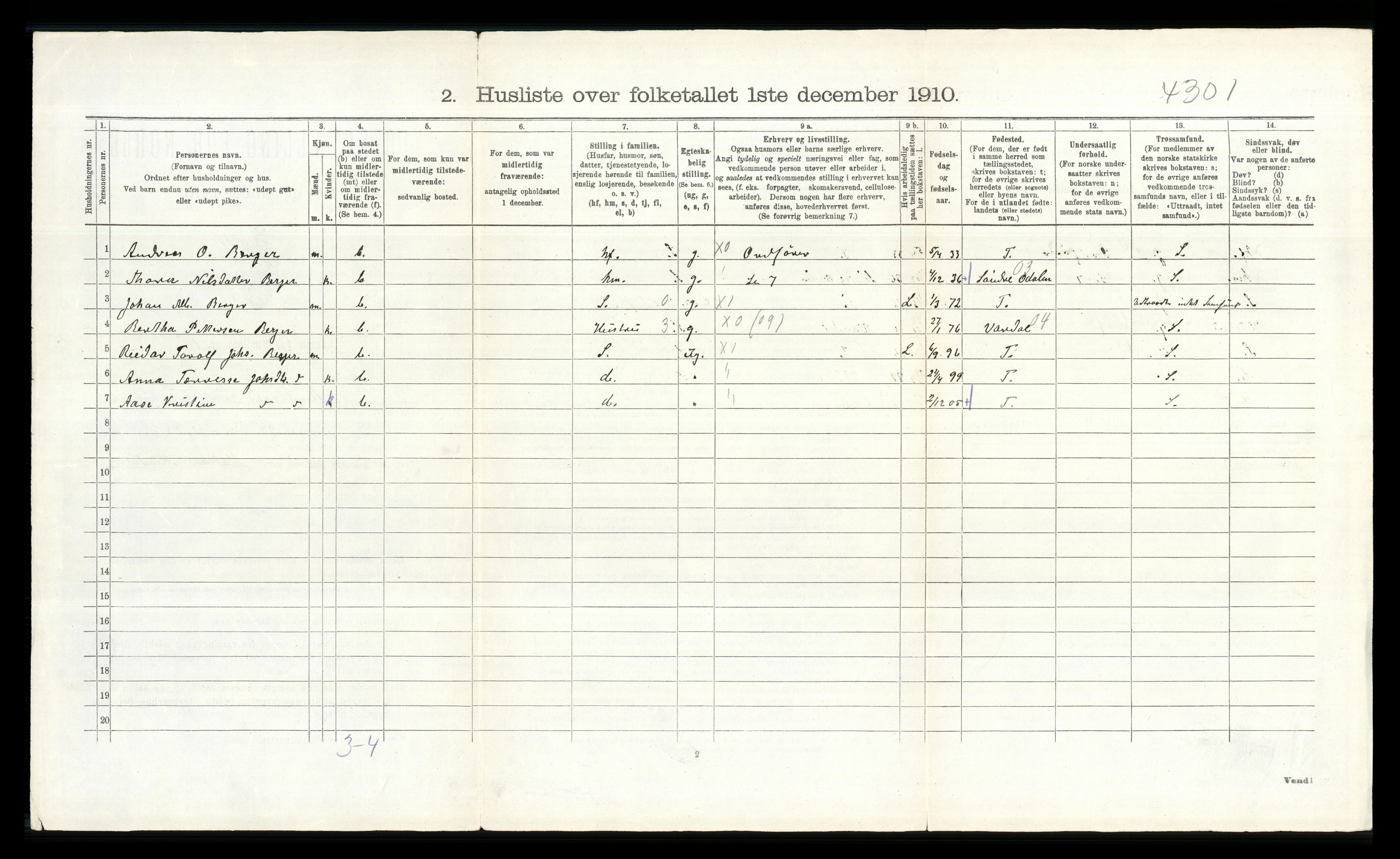 RA, 1910 census for Eidsvoll, 1910, p. 1245