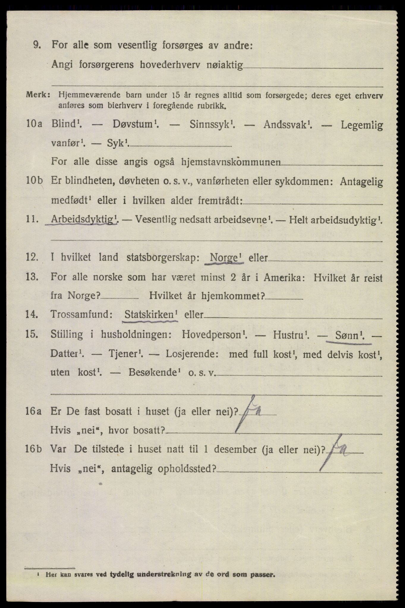 SAKO, 1920 census for Eidanger, 1920, p. 6679
