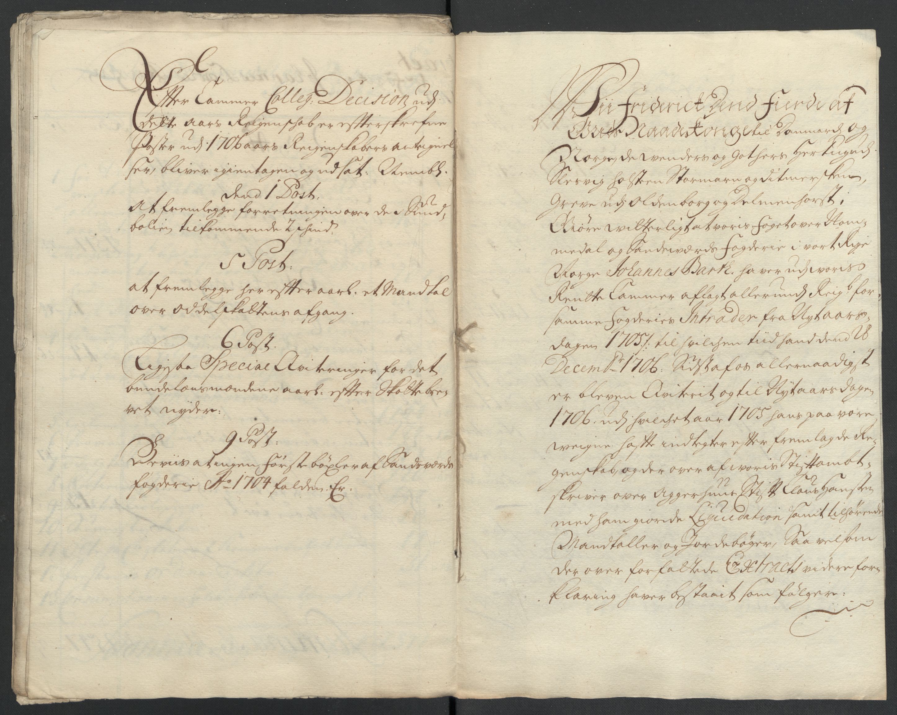 Rentekammeret inntil 1814, Reviderte regnskaper, Fogderegnskap, AV/RA-EA-4092/R24/L1583: Fogderegnskap Numedal og Sandsvær, 1705-1706, p. 187