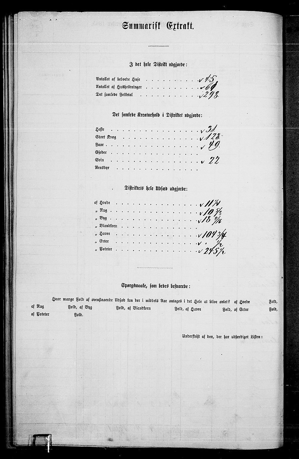 RA, 1865 census for Vestby, 1865, p. 103