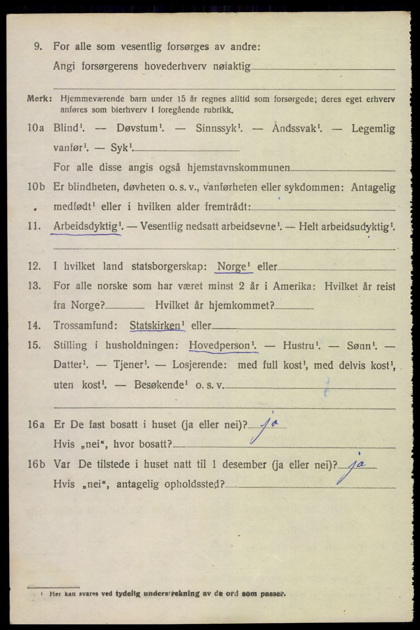 SAK, 1920 census for Froland, 1920, p. 2614