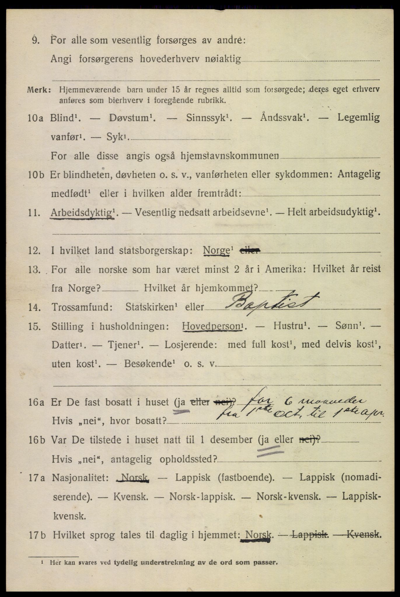 SAT, 1920 census for Bodin, 1920, p. 1943