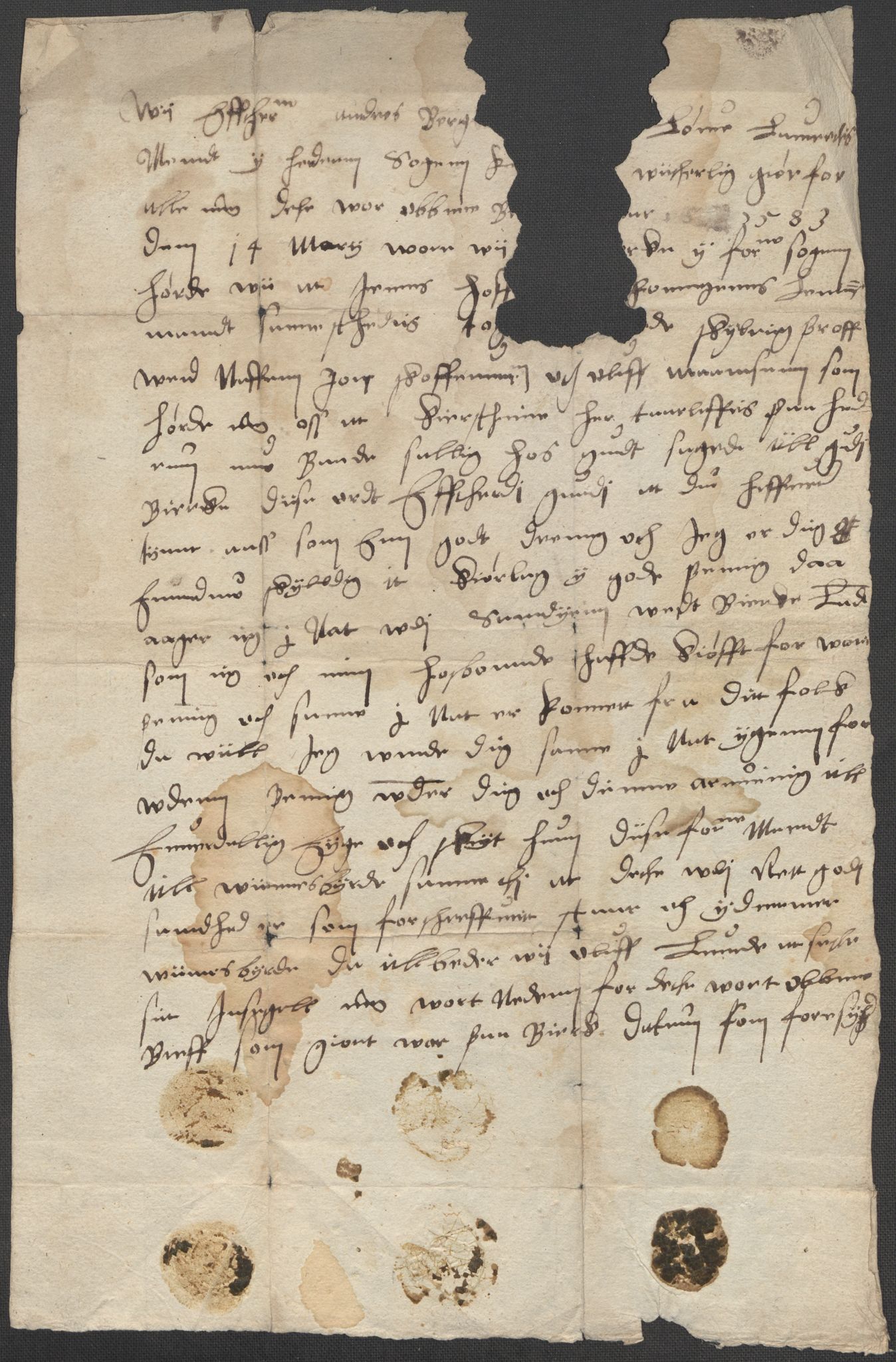 Riksarkivets diplomsamling, AV/RA-EA-5965/F15/L0023: Prestearkiv - Vestfold, 1582-1820, p. 110