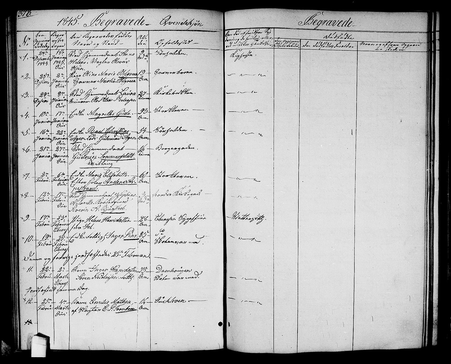 Halden prestekontor Kirkebøker, SAO/A-10909/G/Ga/L0004: Parish register (copy) no. 4, 1845-1854, p. 378