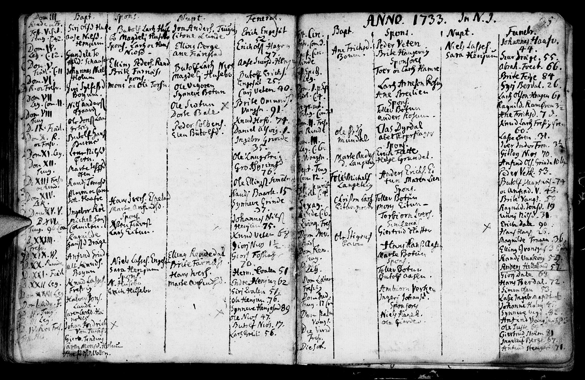 Leikanger sokneprestembete, SAB/A-81001: Parish register (official) no. A 1, 1690-1734, p. 351