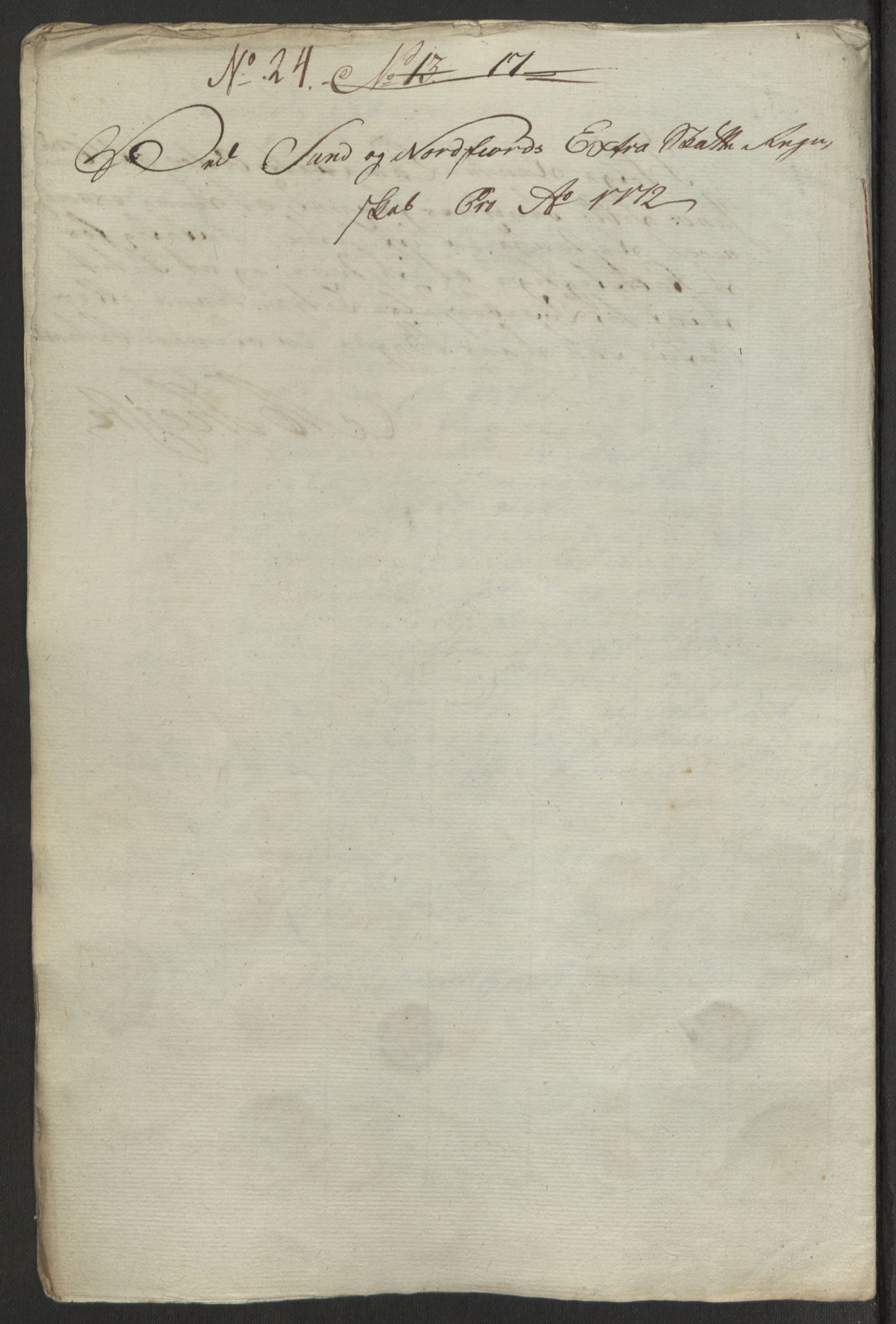 Rentekammeret inntil 1814, Reviderte regnskaper, Fogderegnskap, AV/RA-EA-4092/R53/L3551: Ekstraskatten Sunn- og Nordfjord, 1772, p. 298