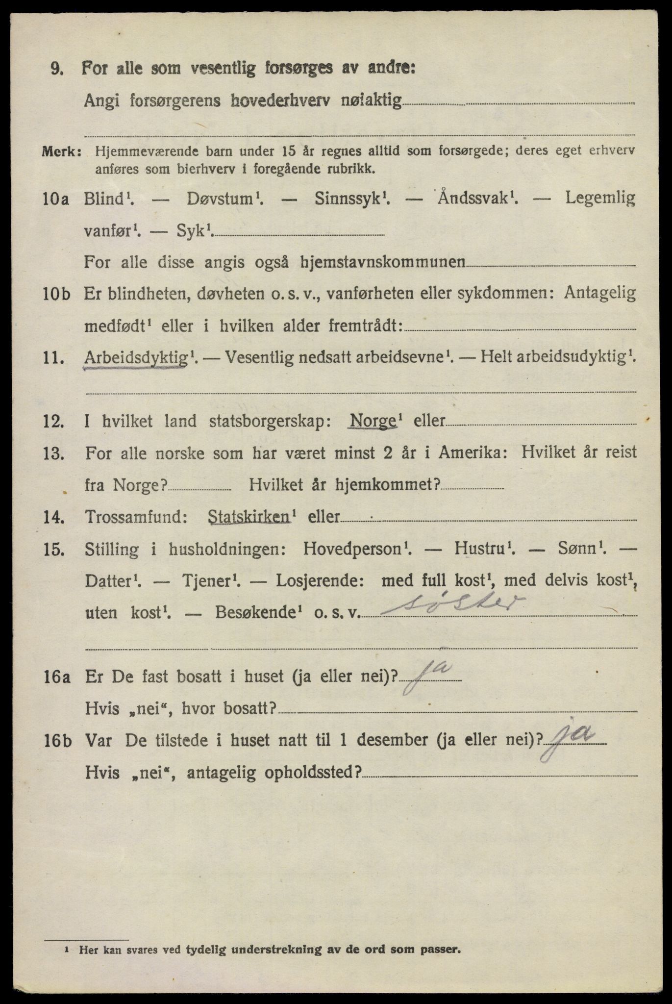 SAO, 1920 census for Kråkstad, 1920, p. 6886