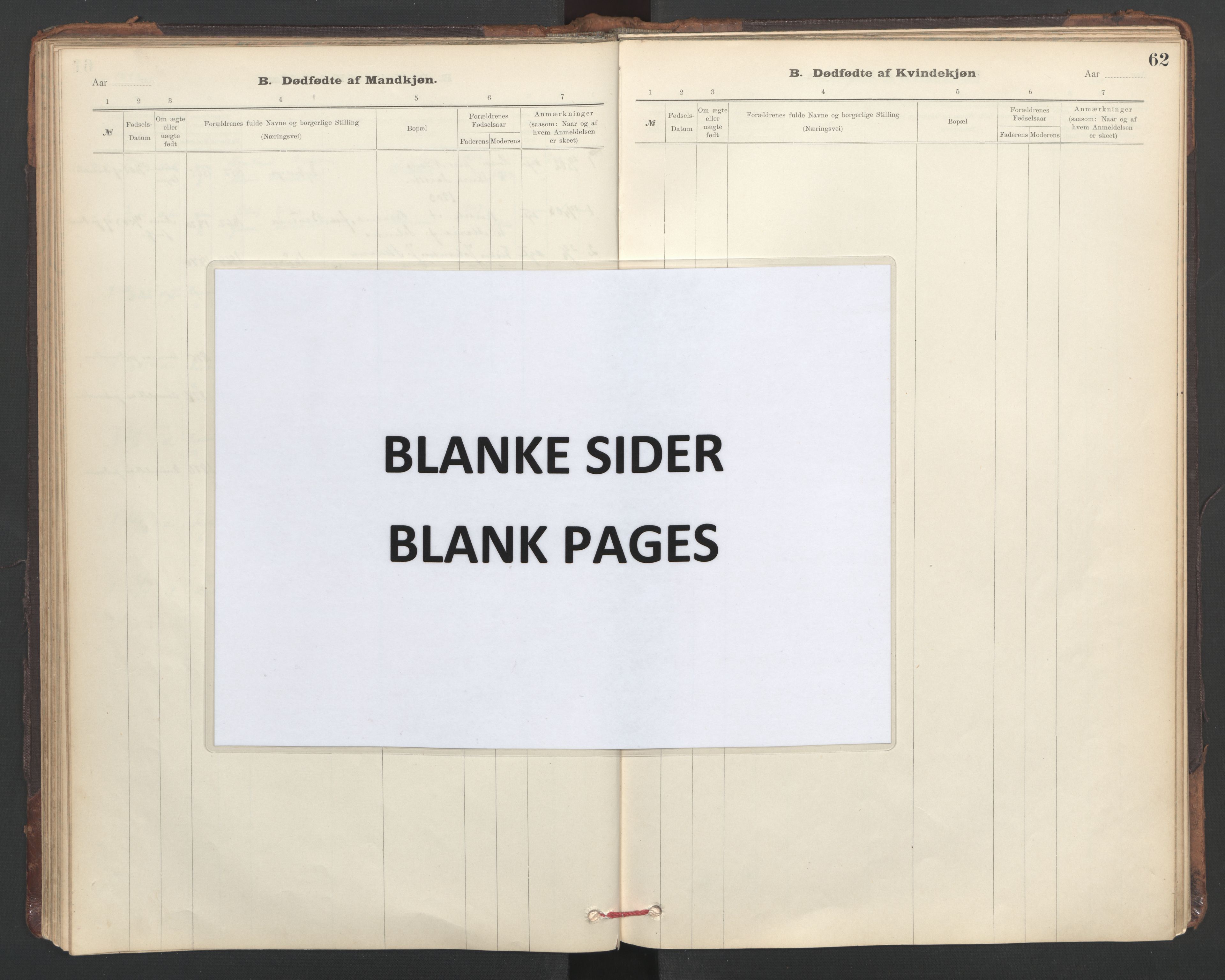 Ministerialprotokoller, klokkerbøker og fødselsregistre - Sør-Trøndelag, SAT/A-1456/635/L0552: Parish register (official) no. 635A02, 1899-1919, p. 62