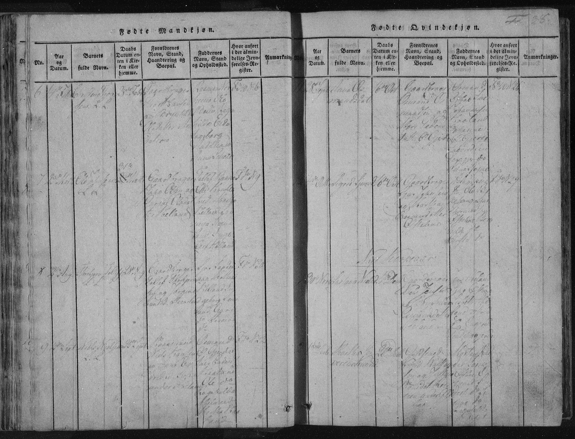 Vikedal sokneprestkontor, AV/SAST-A-101840/01/IV: Parish register (official) no. A 4, 1816-1850, p. 38