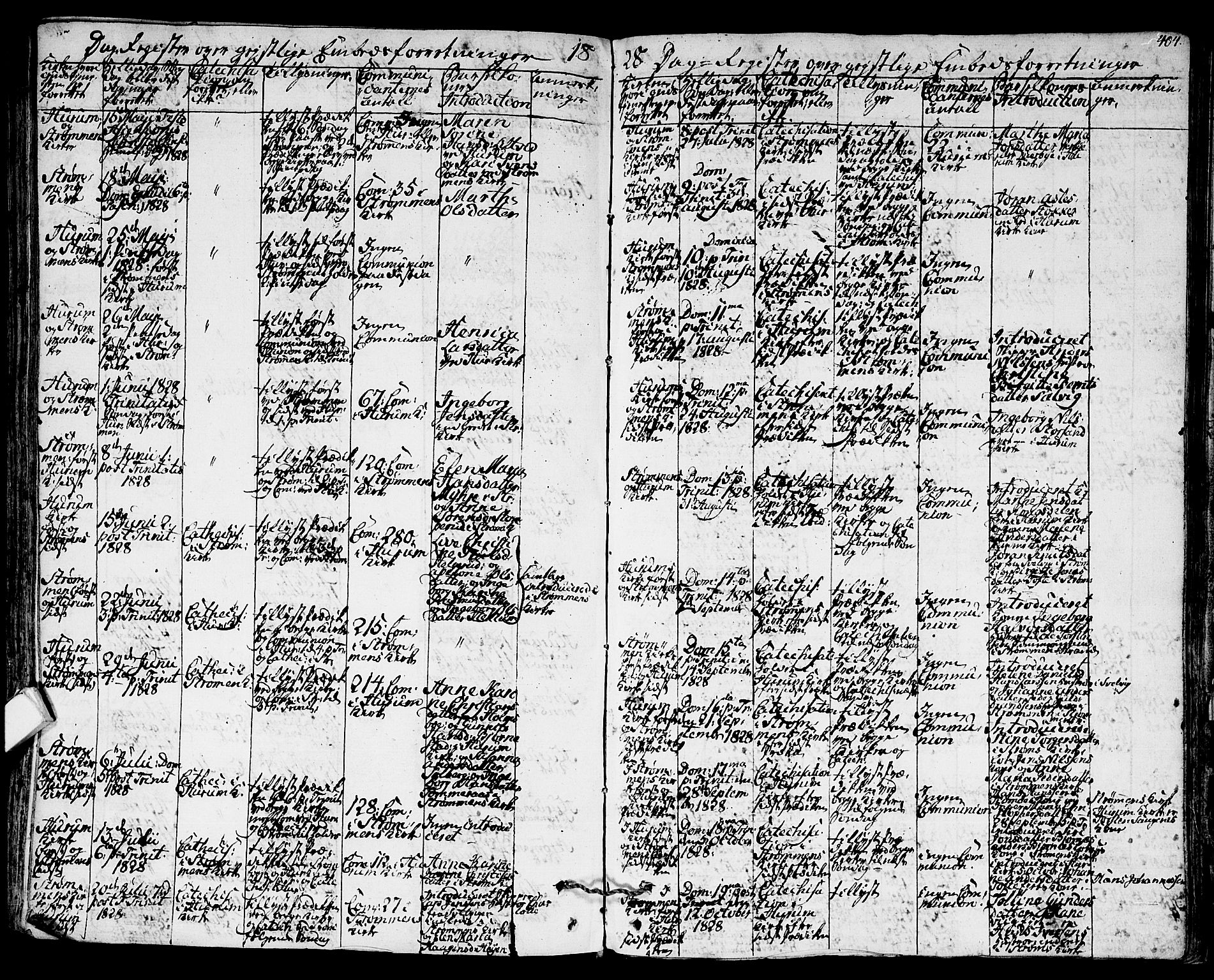 Hurum kirkebøker, AV/SAKO-A-229/F/Fa/L0010: Parish register (official) no. 10, 1827-1846, p. 404