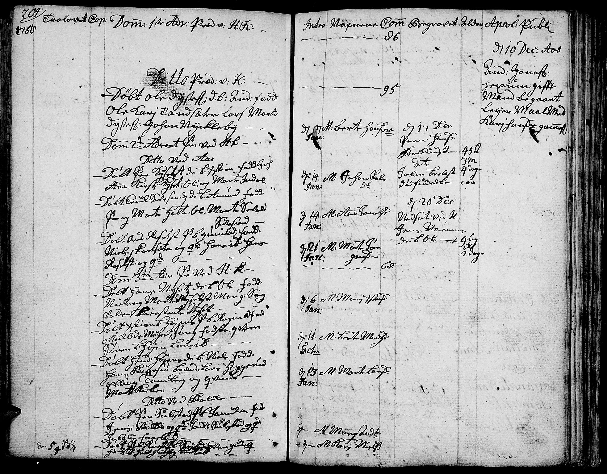 Toten prestekontor, AV/SAH-PREST-102/H/Ha/Haa/L0004: Parish register (official) no. 4, 1751-1761, p. 204