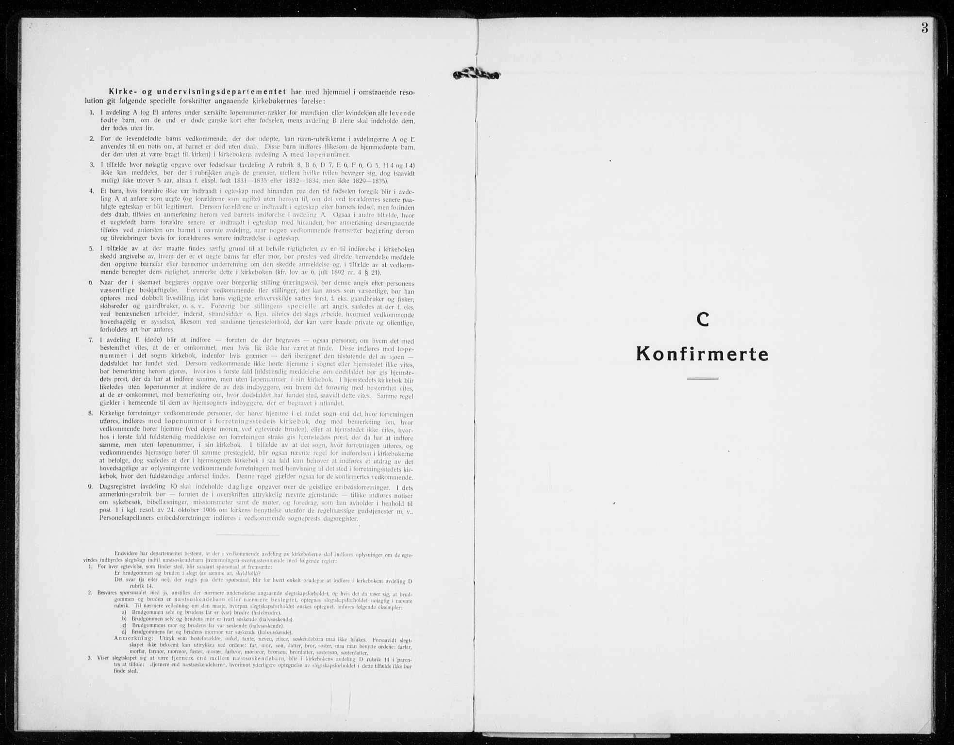 Salangen sokneprestembete, SATØ/S-1324/H/Ha/L0003kirke: Parish register (official) no. 3, 1923-1927, p. 3