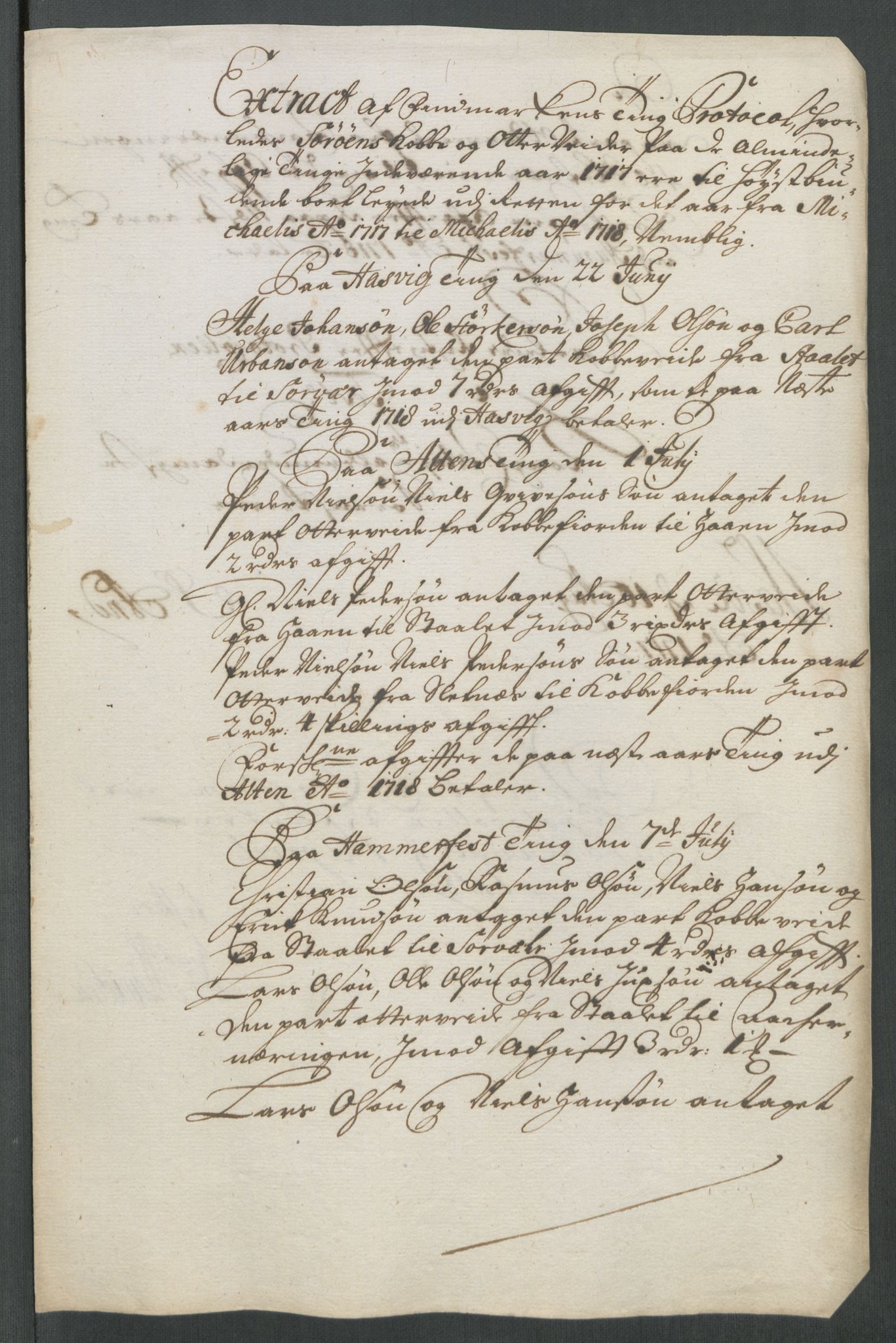 Rentekammeret inntil 1814, Reviderte regnskaper, Fogderegnskap, AV/RA-EA-4092/R69/L4857: Fogderegnskap Finnmark/Vardøhus, 1716-1718, p. 251