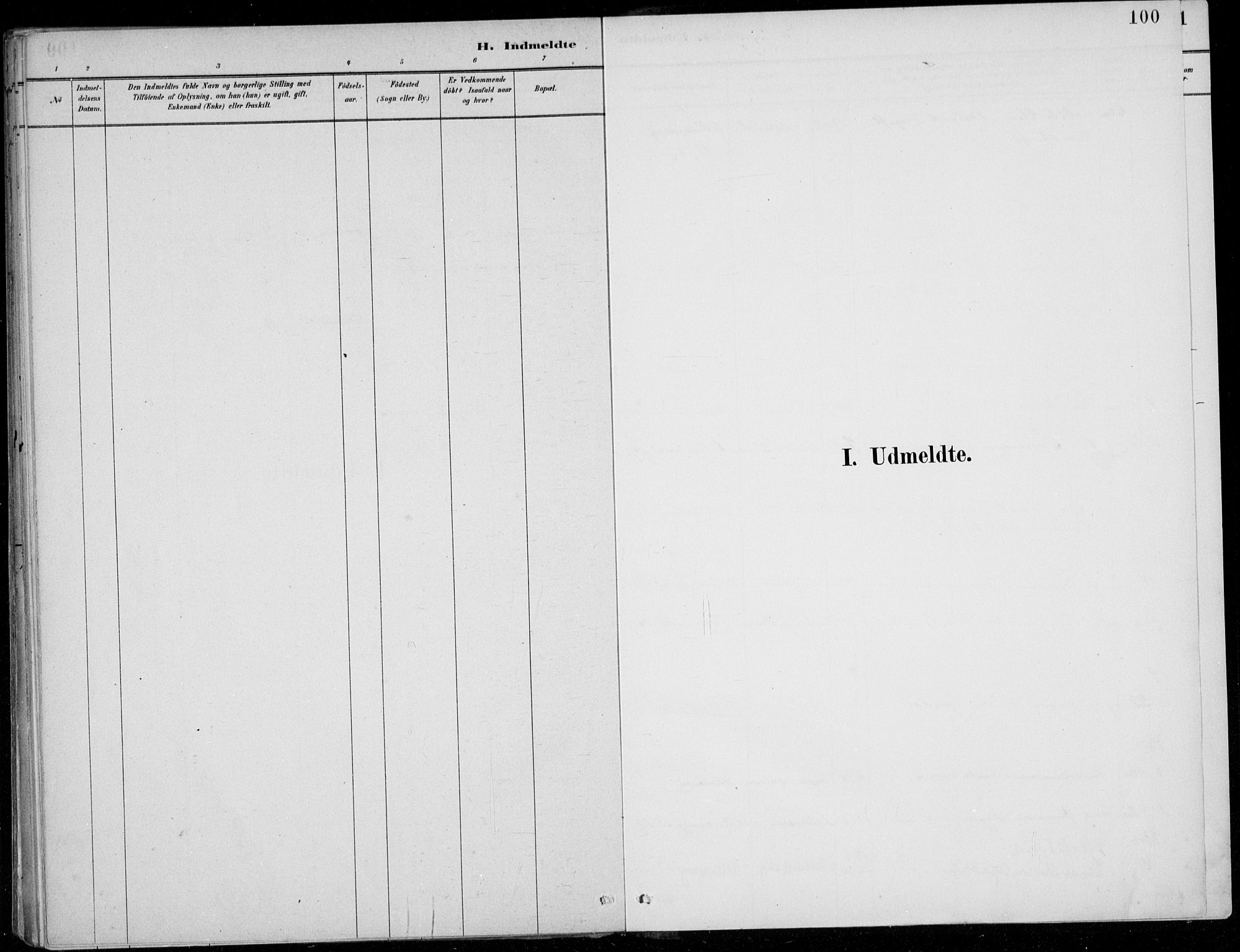 Ullensvang sokneprestembete, SAB/A-78701/H/Haa: Parish register (official) no. B  3, 1882-1911, p. 100