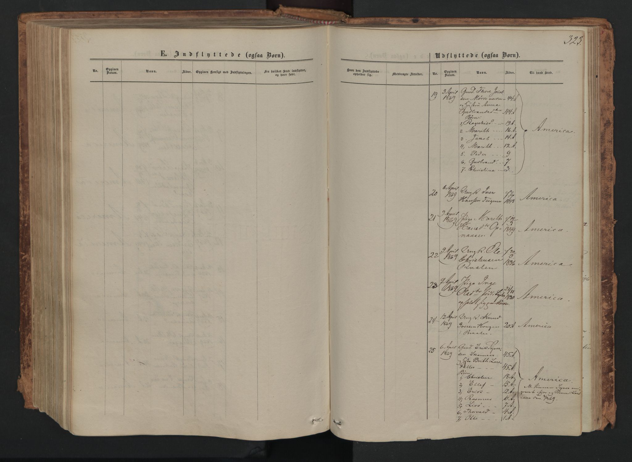 Skjåk prestekontor, SAH/PREST-072/H/Ha/Haa/L0001: Parish register (official) no. 1, 1863-1879, p. 323