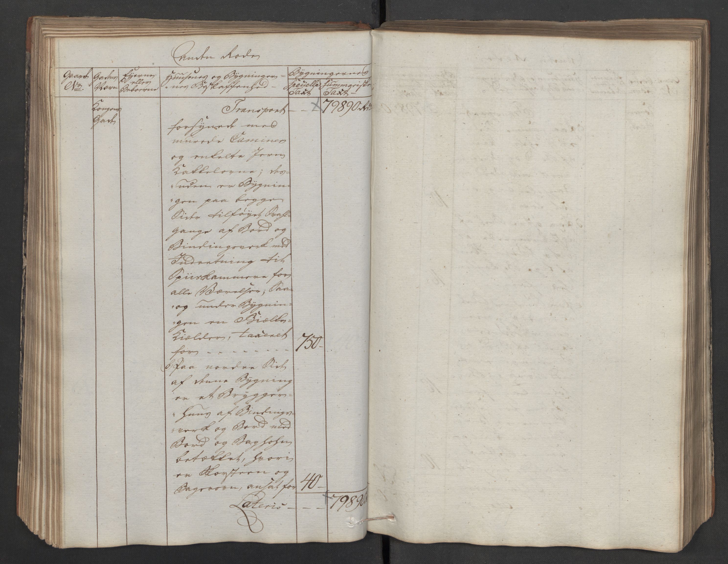 Kommersekollegiet, Brannforsikringskontoret 1767-1814, AV/RA-EA-5458/F/Fa/L0040/0005: Moss / Branntakstprotokoll, 1797, p. 131
