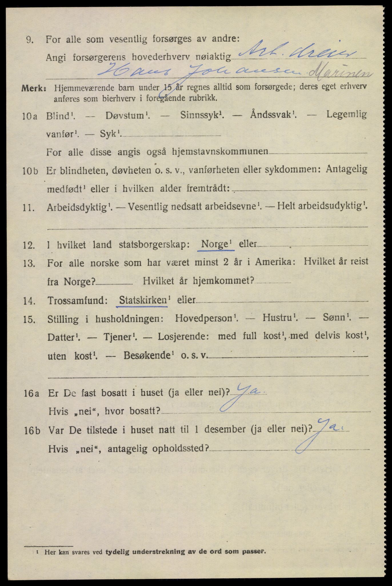 SAKO, 1920 census for Horten, 1920, p. 25446