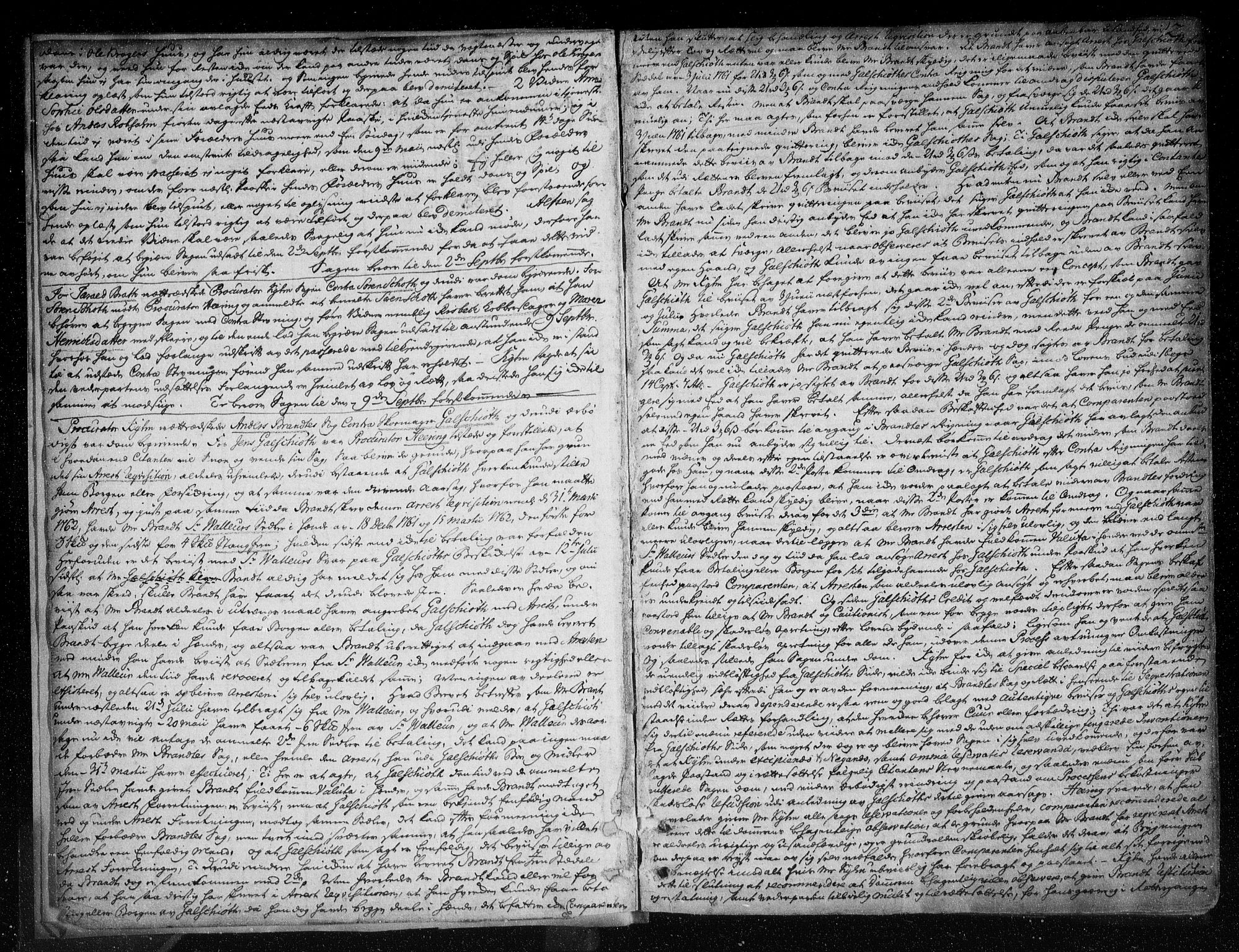 Drammen byfogd, AV/SAKO-A-222/F/Fa/L0052: Tingbok for Bragernes, 1762-1766, p. 1b-2a