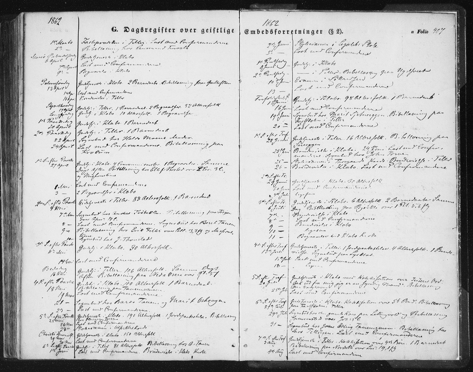 Ministerialprotokoller, klokkerbøker og fødselsregistre - Sør-Trøndelag, SAT/A-1456/618/L0441: Parish register (official) no. 618A05, 1843-1862, p. 407