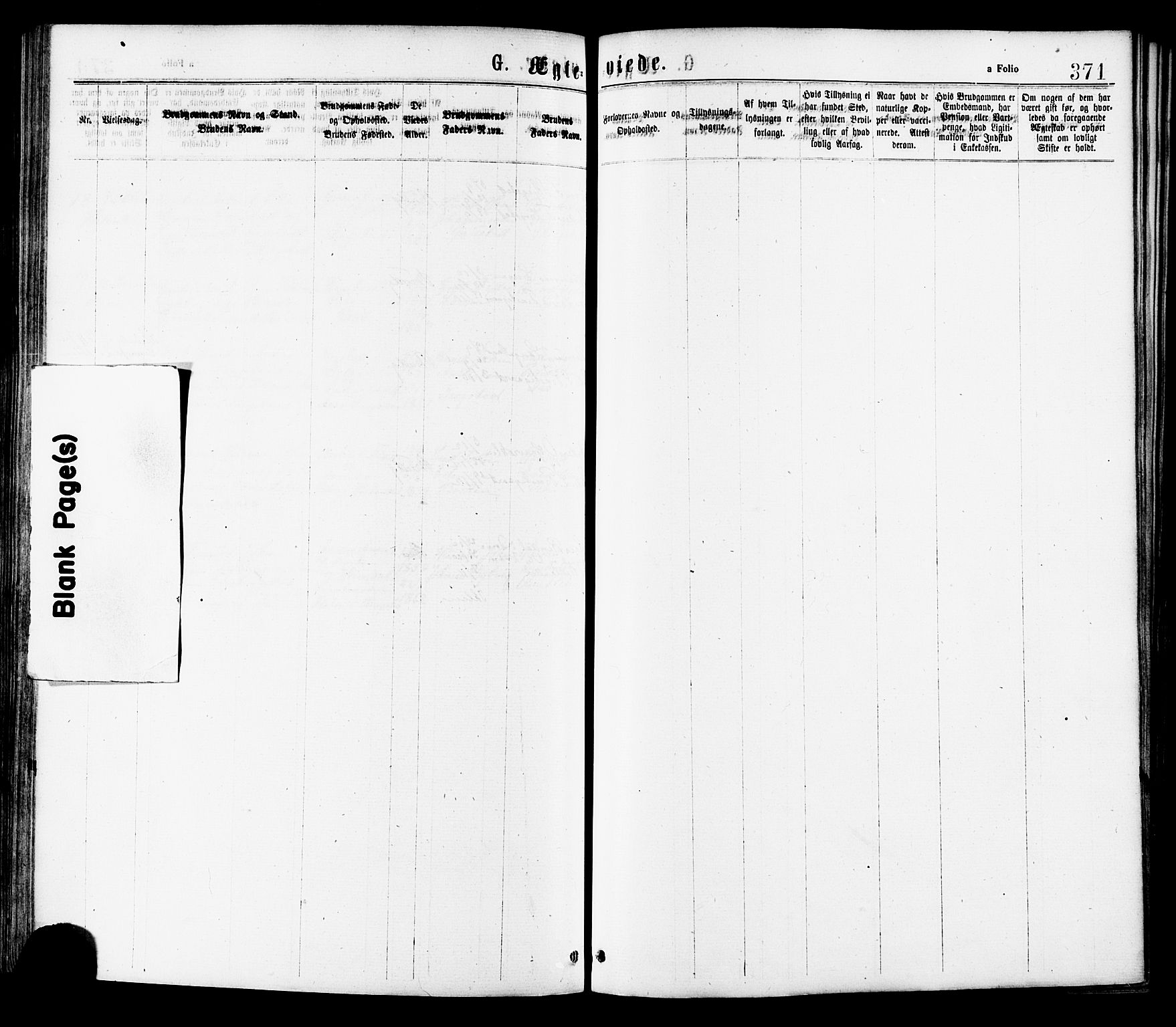 Ministerialprotokoller, klokkerbøker og fødselsregistre - Sør-Trøndelag, SAT/A-1456/691/L1079: Parish register (official) no. 691A11, 1873-1886, p. 371