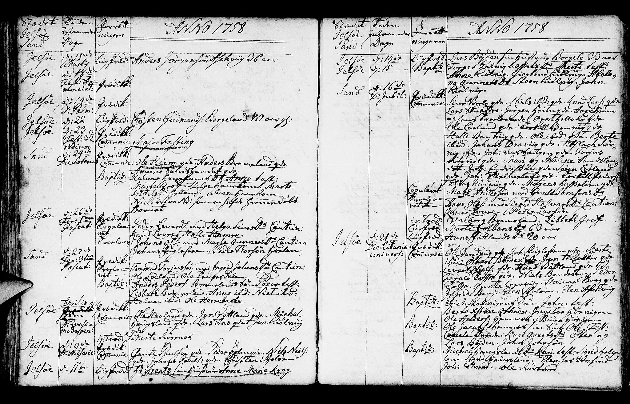 Jelsa sokneprestkontor, AV/SAST-A-101842/01/IV: Parish register (official) no. A 2, 1753-1767