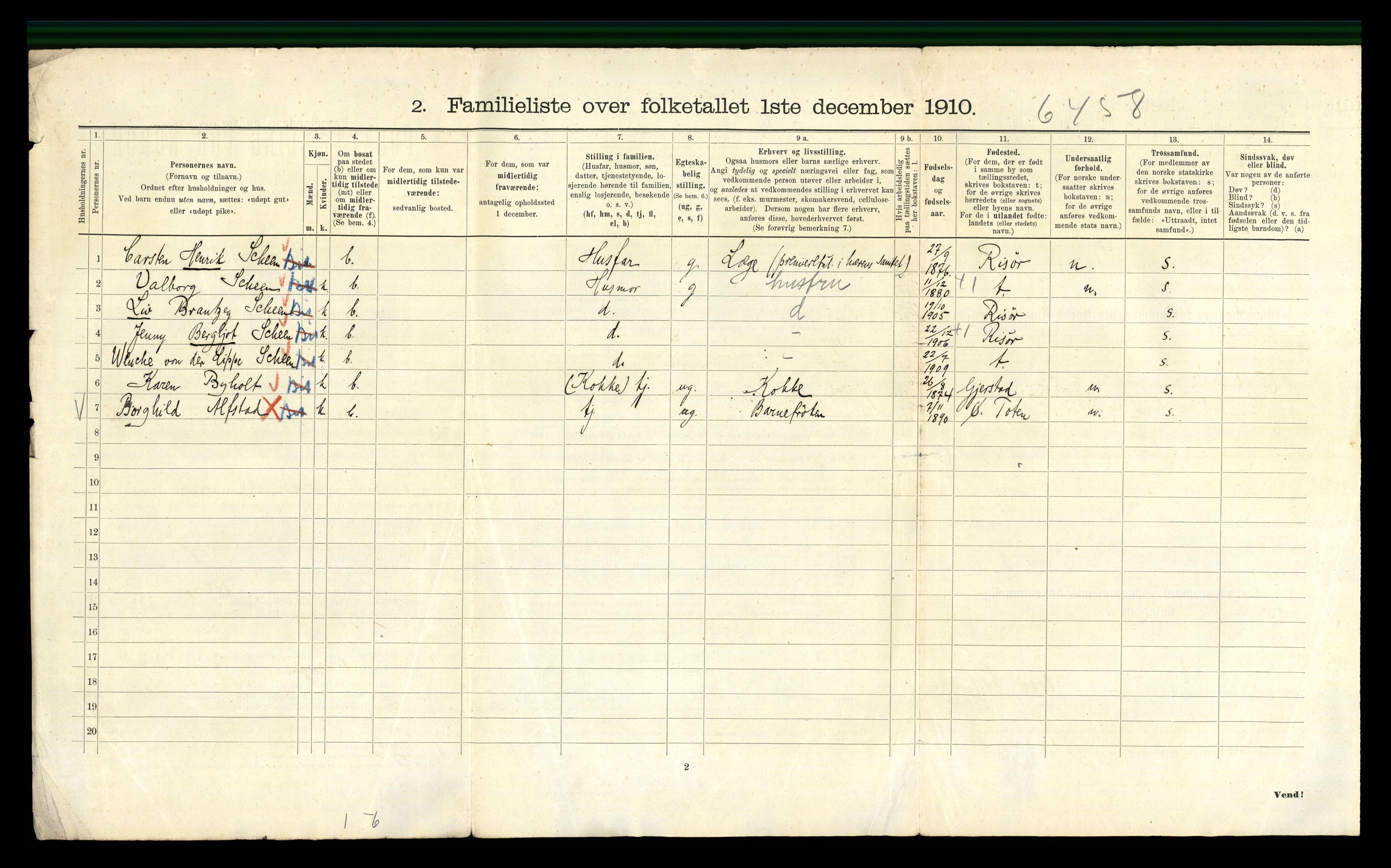 RA, 1910 census for Kristiania, 1910, p. 26362