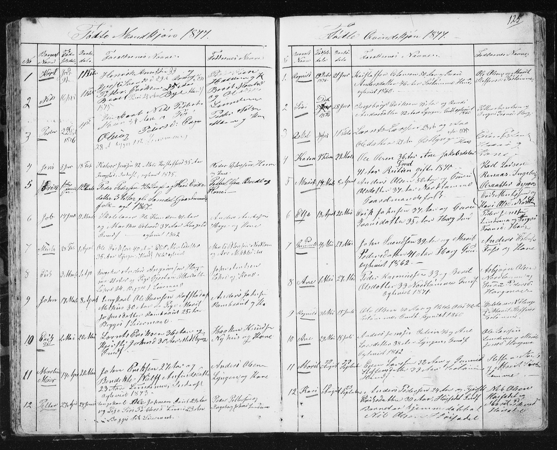 Ministerialprotokoller, klokkerbøker og fødselsregistre - Sør-Trøndelag, SAT/A-1456/692/L1110: Parish register (copy) no. 692C05, 1849-1889, p. 125