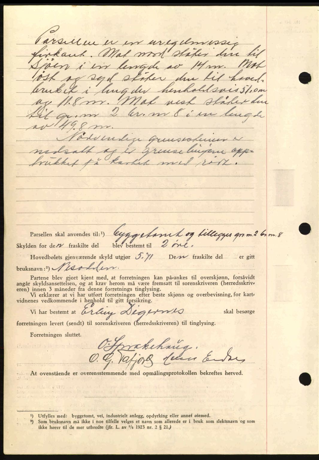 Romsdal sorenskriveri, AV/SAT-A-4149/1/2/2C: Mortgage book no. A7, 1939-1939, Diary no: : 1781/1939