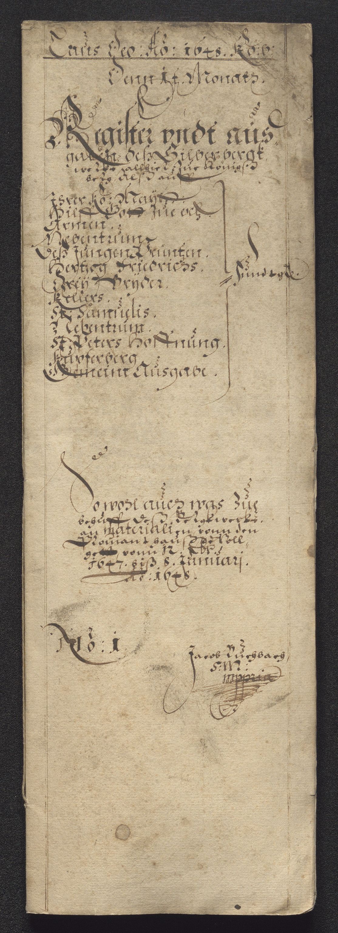 Kongsberg Sølvverk 1623-1816, SAKO/EA-3135/001/D/Dc/Dcd/L0022: Utgiftsregnskap for gruver m.m., 1647-1648, p. 827