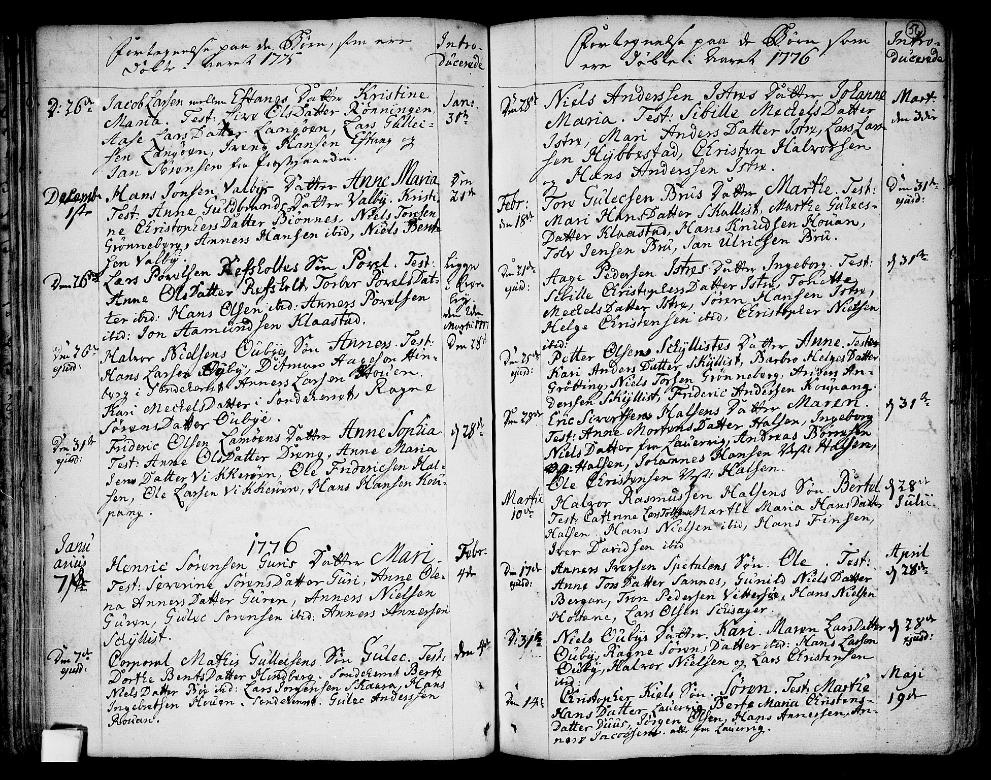 Tjølling kirkebøker, SAKO/A-60/F/Fa/L0003: Parish register (official) no. 3, 1735-1778, p. 56