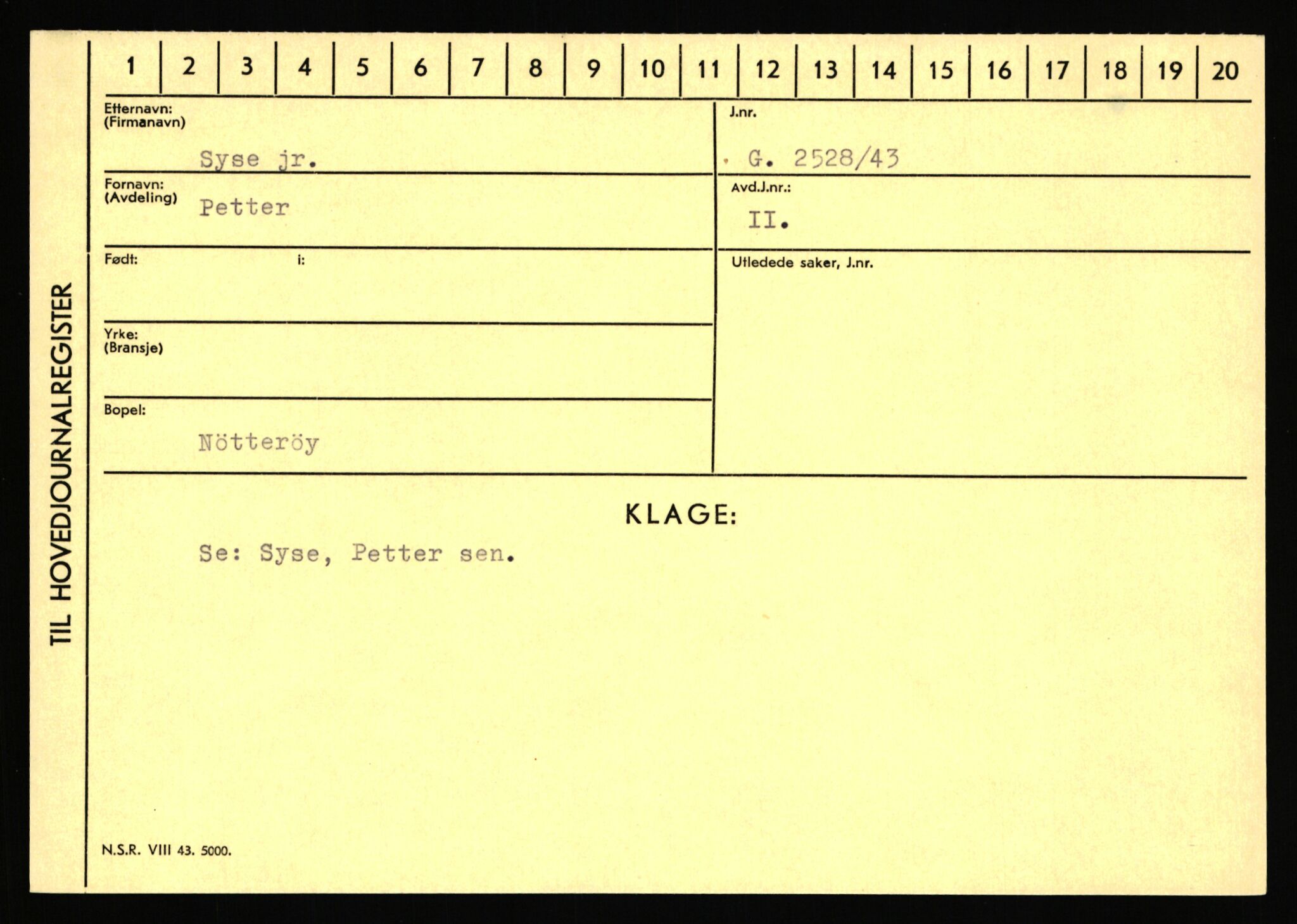 Statspolitiet - Hovedkontoret / Osloavdelingen, AV/RA-S-1329/C/Ca/L0015: Svea - Tøsse, 1943-1945, p. 694