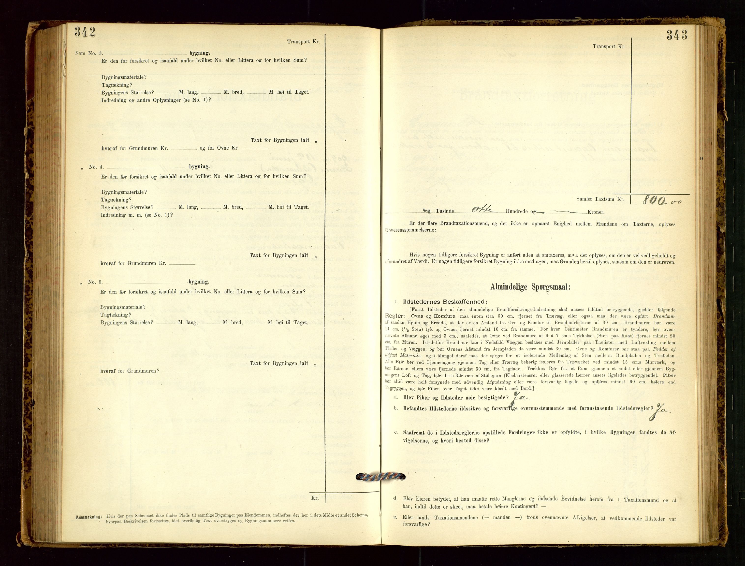 Eigersund lensmannskontor, AV/SAST-A-100171/Gob/L0001: Skjemaprotokoll, 1894-1909, p. 342-343