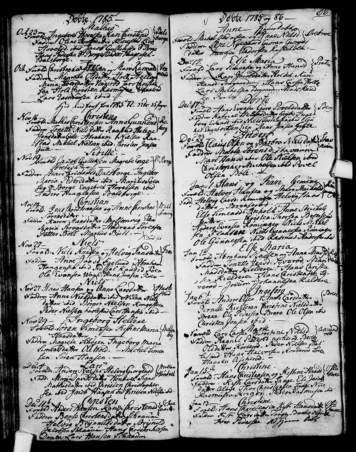 Stokke kirkebøker, AV/SAKO-A-320/F/Fa/L0003: Parish register (official) no. I 3, 1771-1803, p. 62