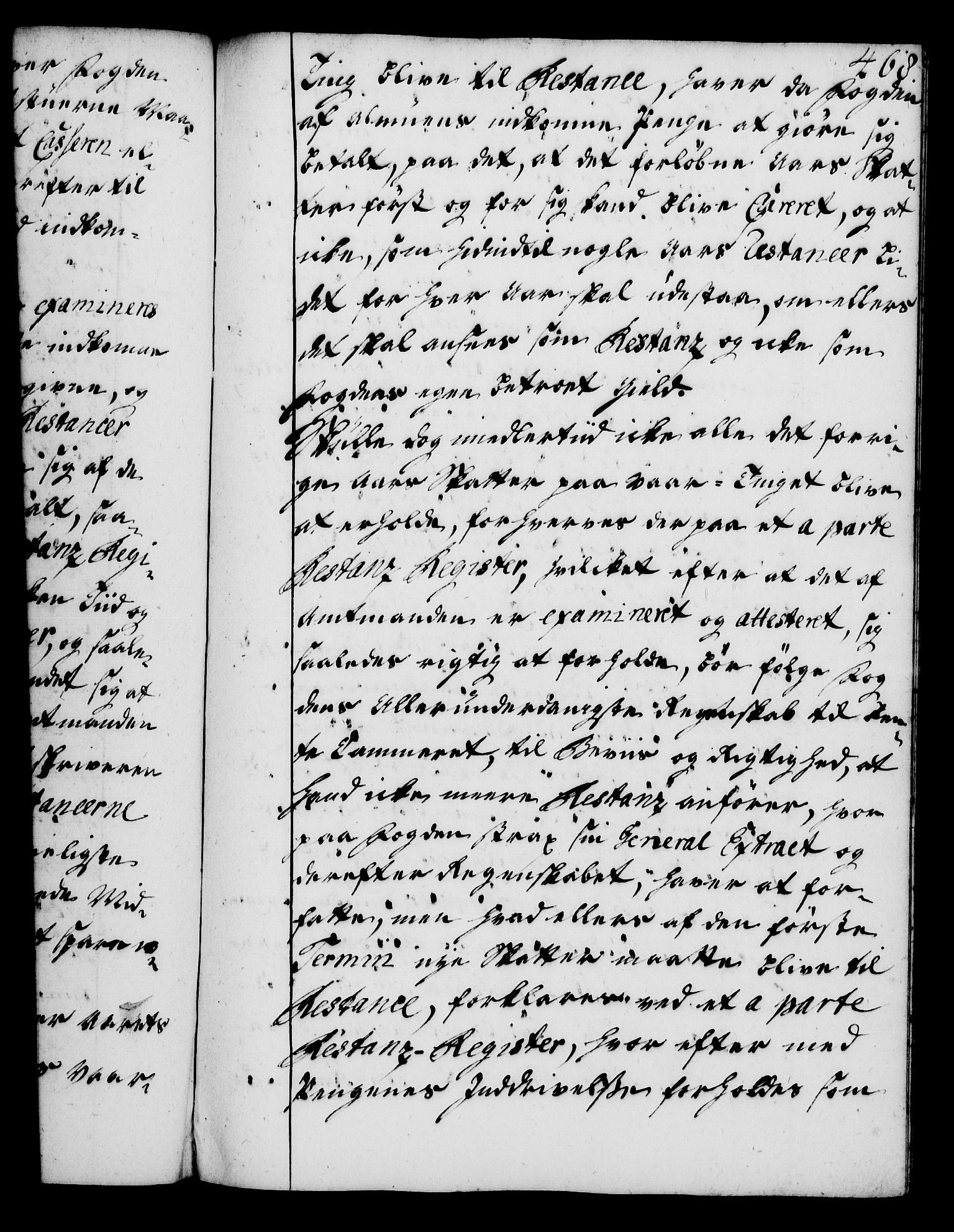Rentekammeret, Kammerkanselliet, RA/EA-3111/G/Gg/Gga/L0004: Norsk ekspedisjonsprotokoll med register (merket RK 53.4), 1734-1741, p. 468