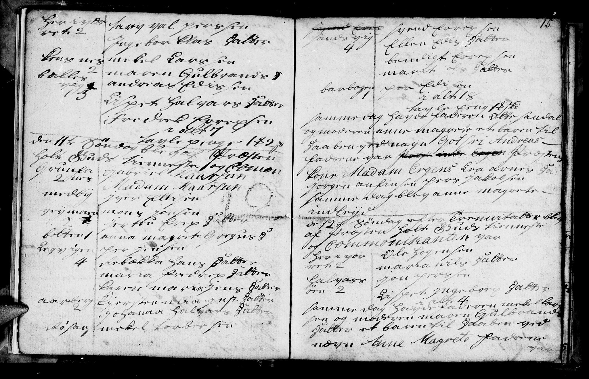 Berg sokneprestkontor, AV/SATØ-S-1318/G/Ga/Gab/L0010klokker: Parish register (copy) no. 10, 1783-1811, p. 15