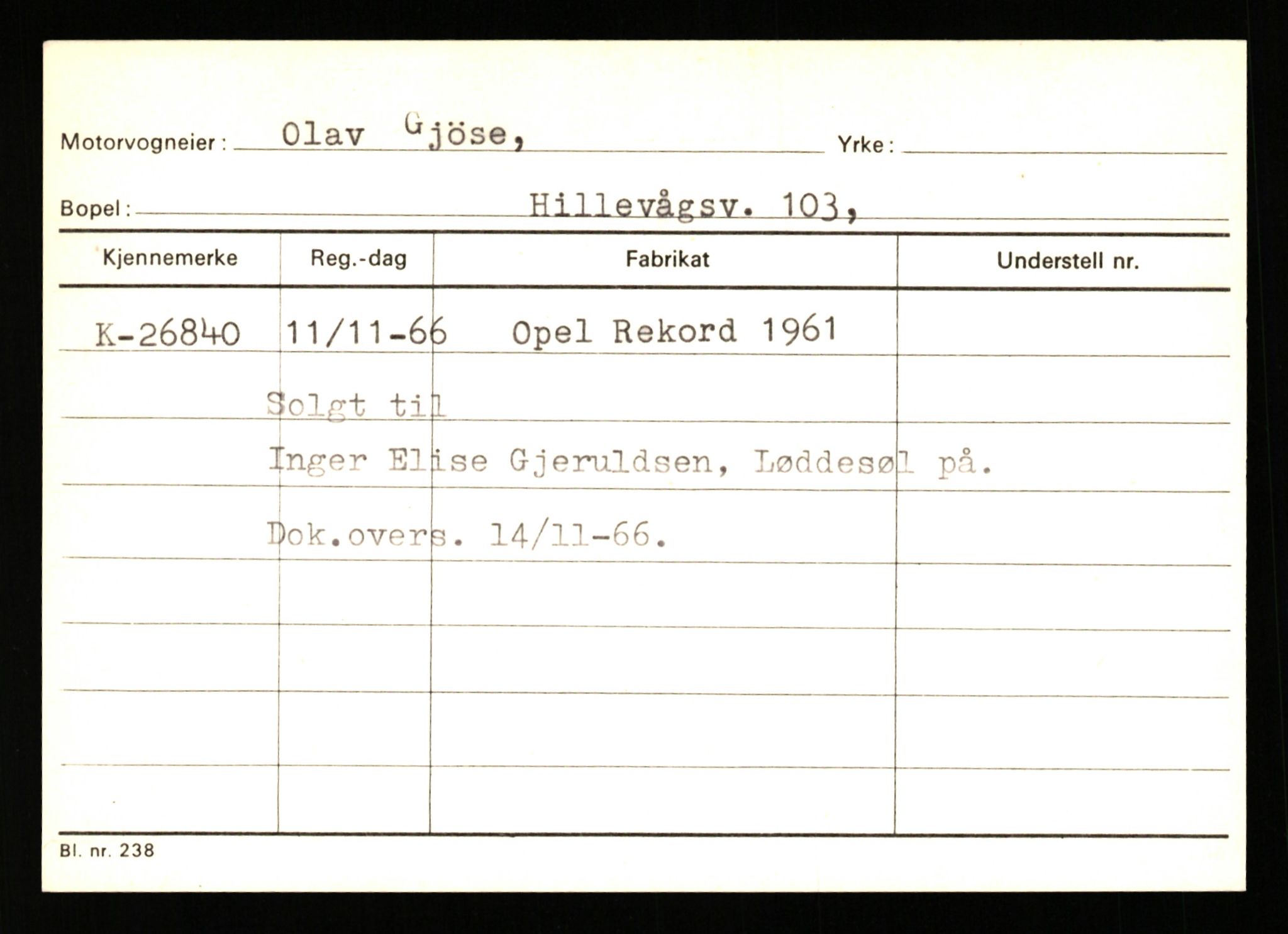 Stavanger trafikkstasjon, AV/SAST-A-101942/0/G/L0005: Registreringsnummer: 23000 - 34245, 1930-1971, p. 1313